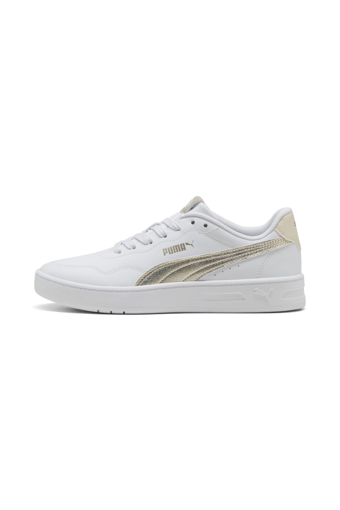 COURT LALLY METALLIC WHISPER WHITE-GOLD 6