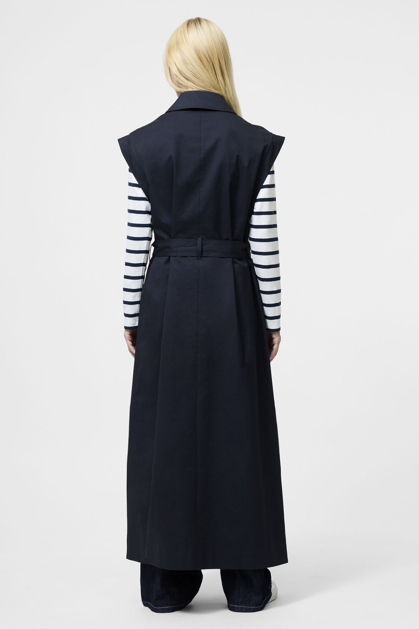 DANBY SLVLSS TRENCH COAT NAVY NAVY 3