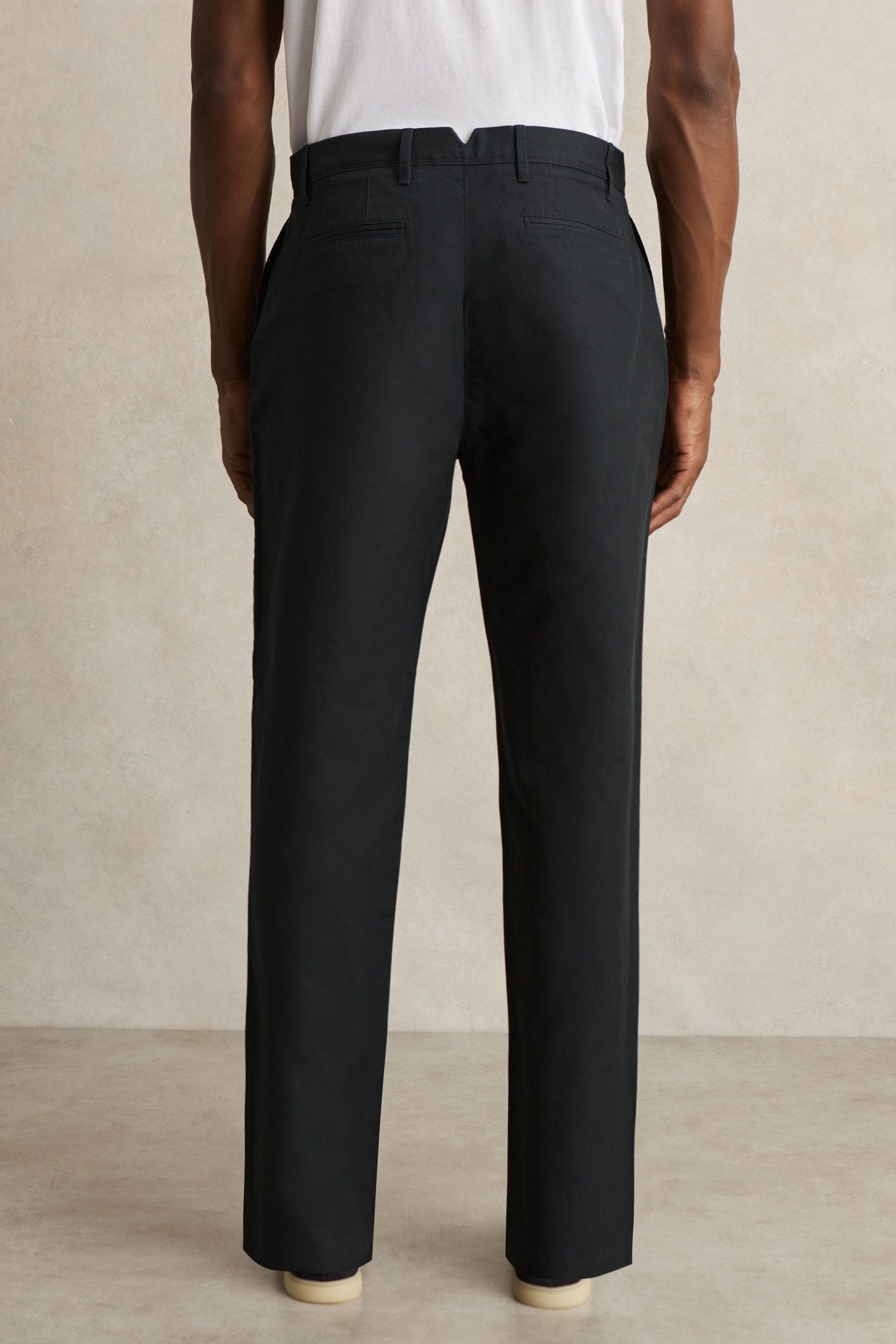COTTON RELAXED FIT TROUSER NAVY 3