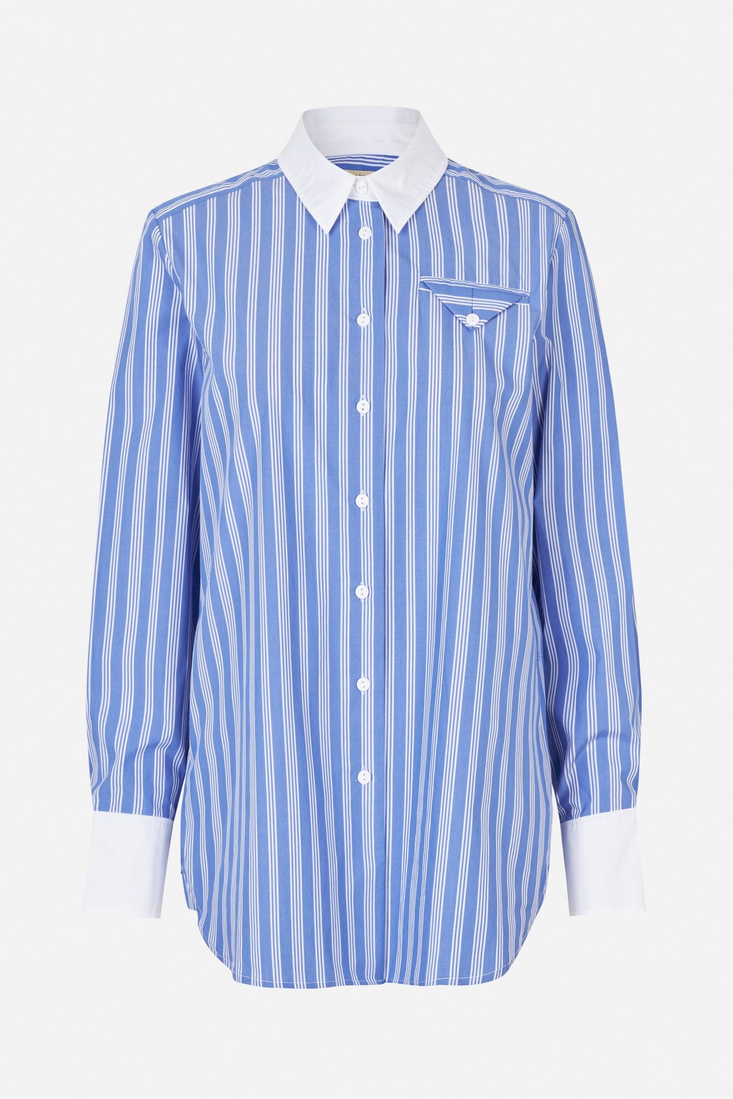 MEJRA SHIRT WEDGE BLUE STRIPE 4