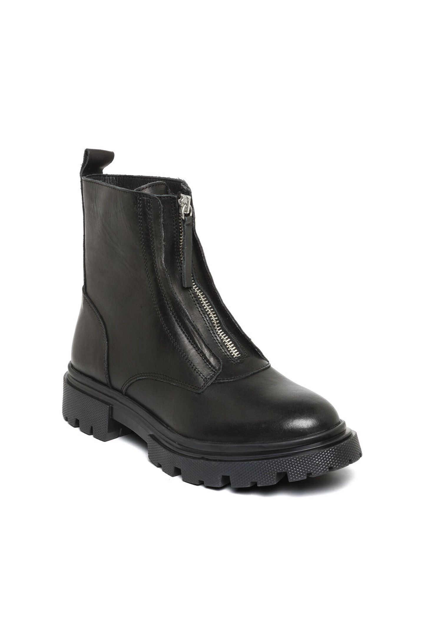 RILANA BOOTIES BLACK LEATHER 3