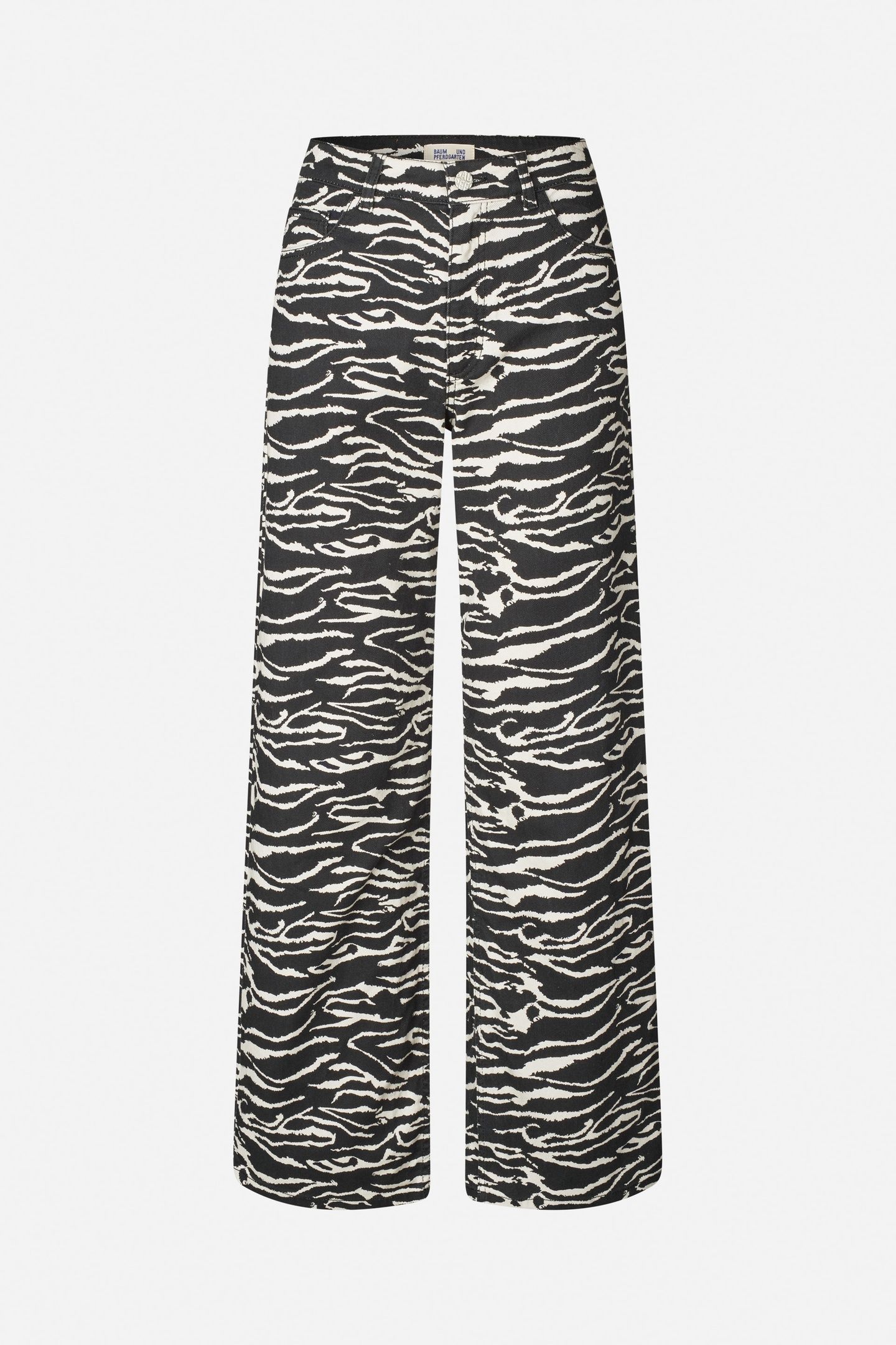 NICETTE PANTS BLACK WHISPER ZEBRA 4