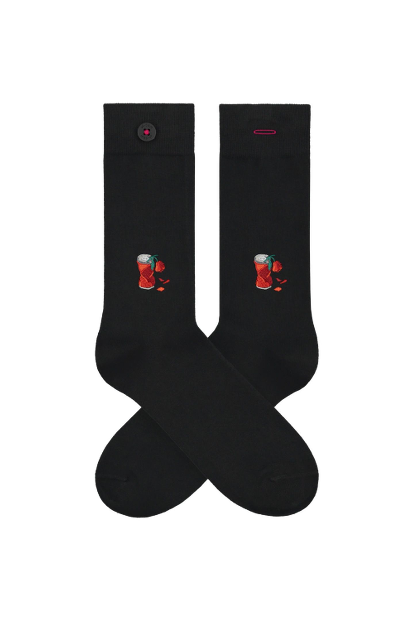 A-DAM 3-PACK CASUAL SOCKS SODA ROSE DEEP BLACK 2
