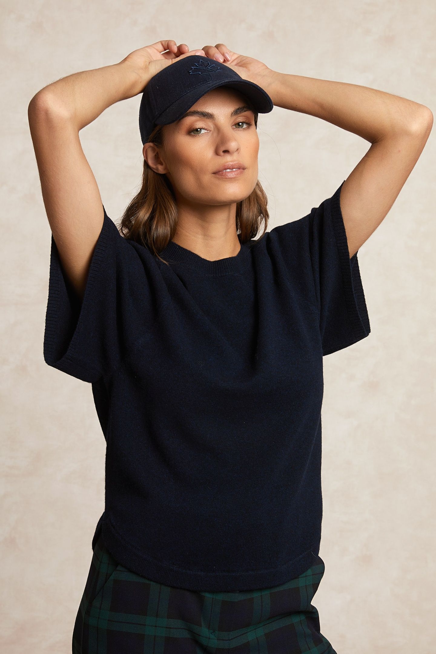 BASIC CREW NECK WIDE SS BLUE 1