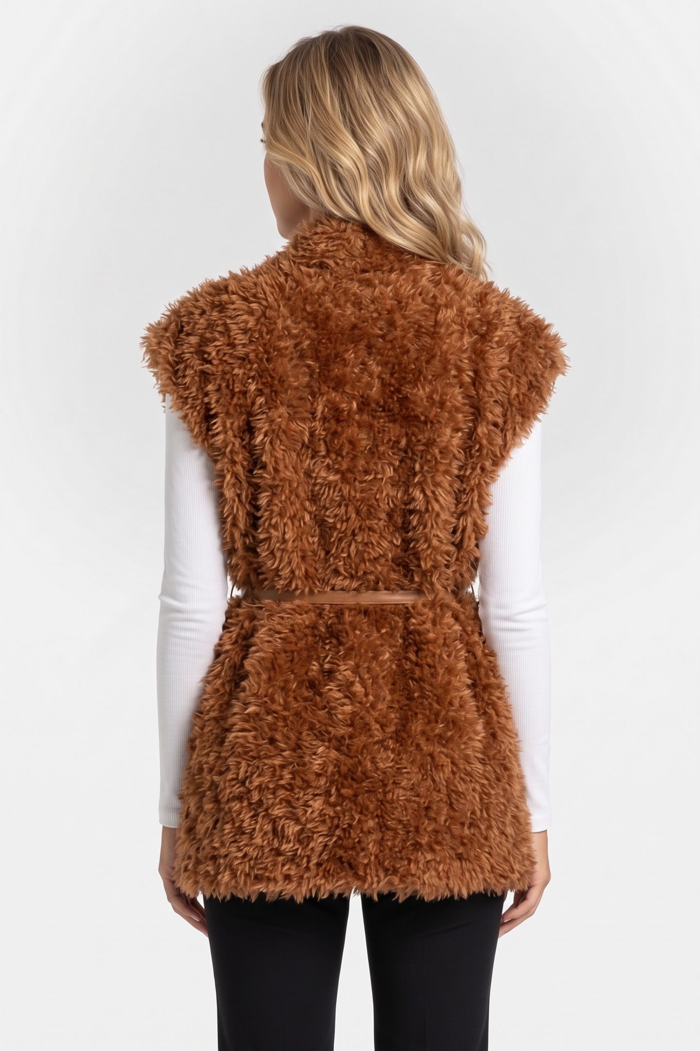 DIAZ GILET BROWN 2