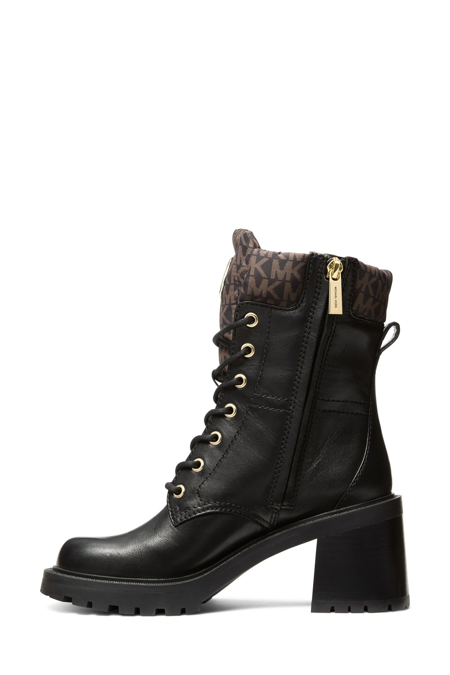 CADE HEELED BOOTIE BROWN/BLACK 2