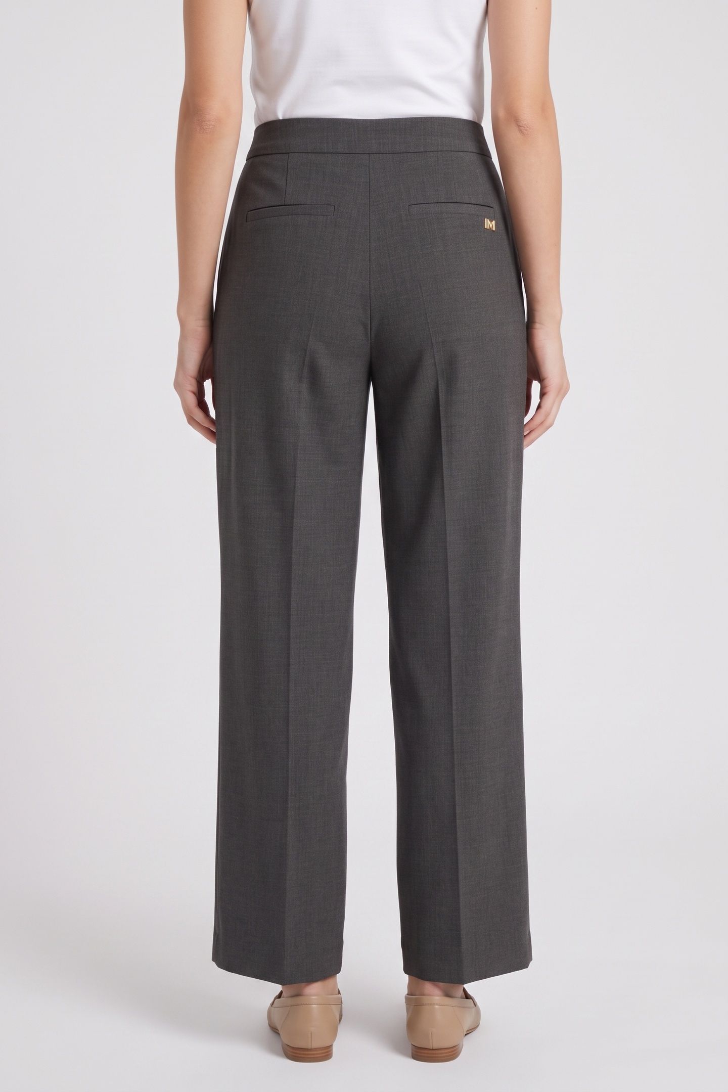 BESSY STRAIGHT PANT DARK GREY 2