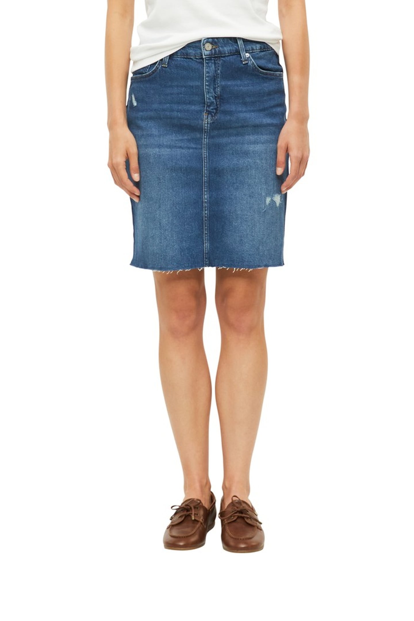 S.OLIVER SKIRTS BLUE DENIM 1