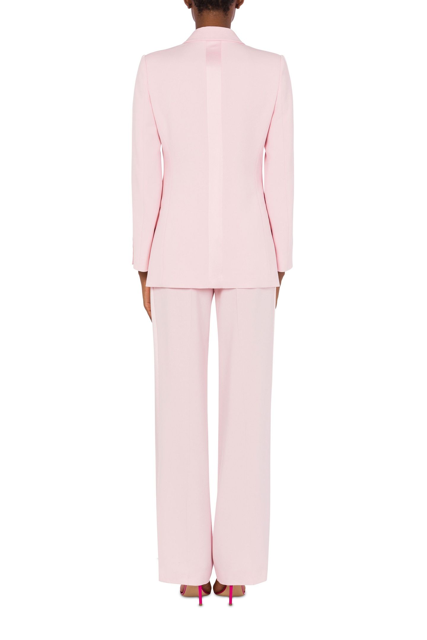 STRETCH ENVER SATIN JACKET PINK 2