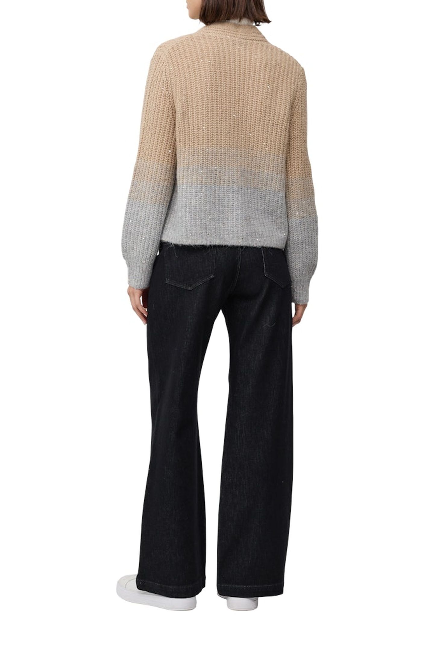 S.OLIVER CARDIGAN GREY/BLACK 2