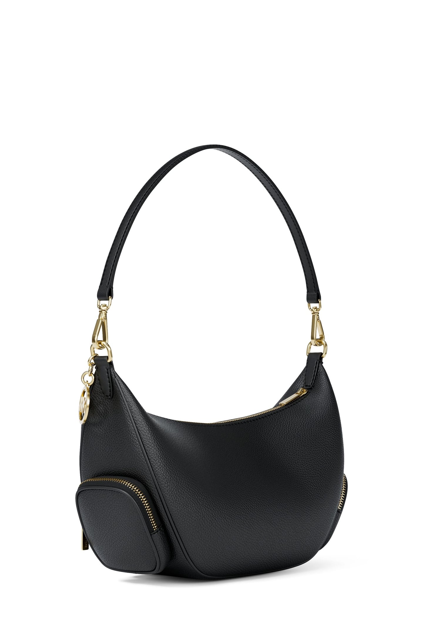 MEDIUM CONVERTIBLE POCKET SHOULDER BAG BLACK 4