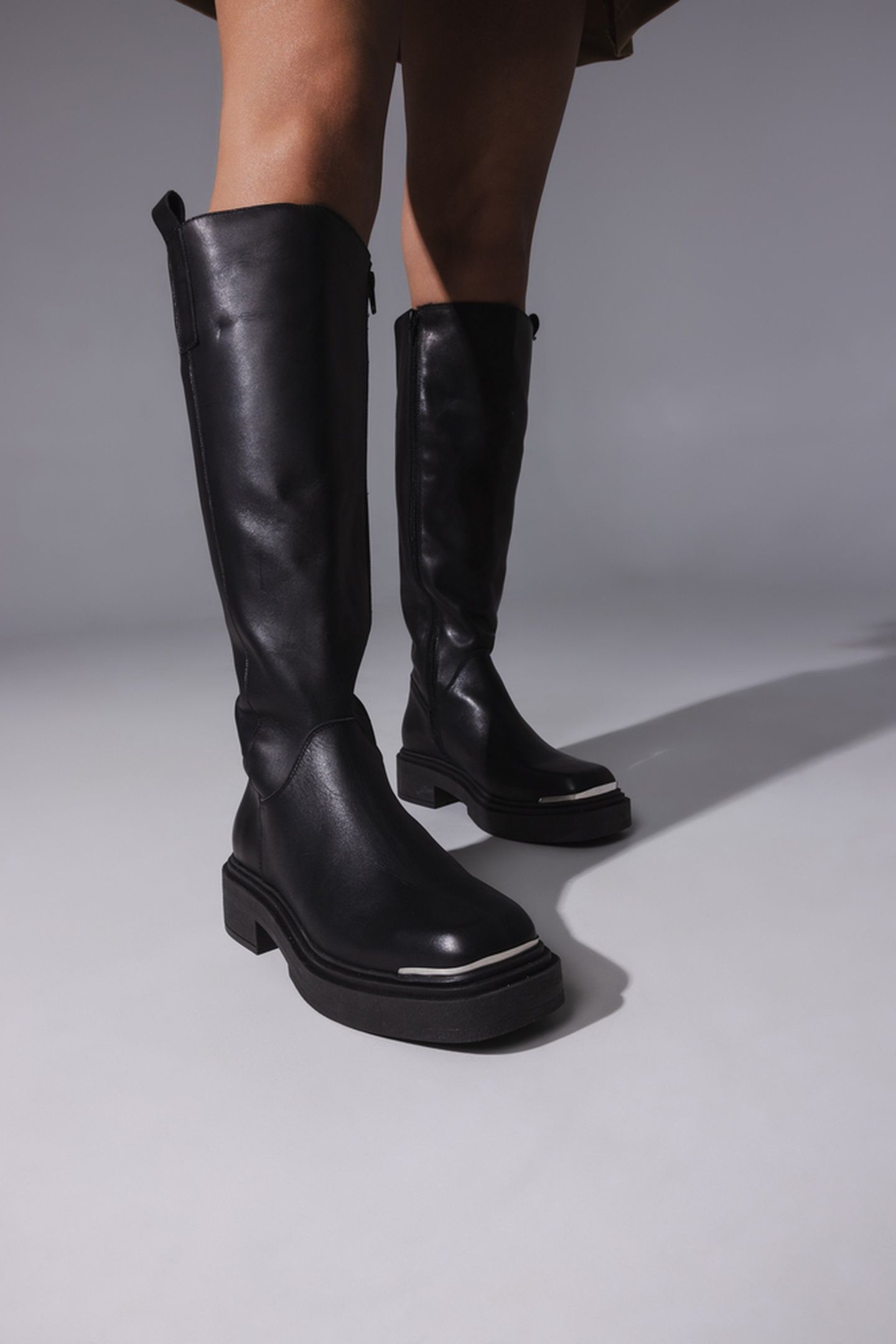CONSTANCE BOOTS BLACK LEATHER 4
