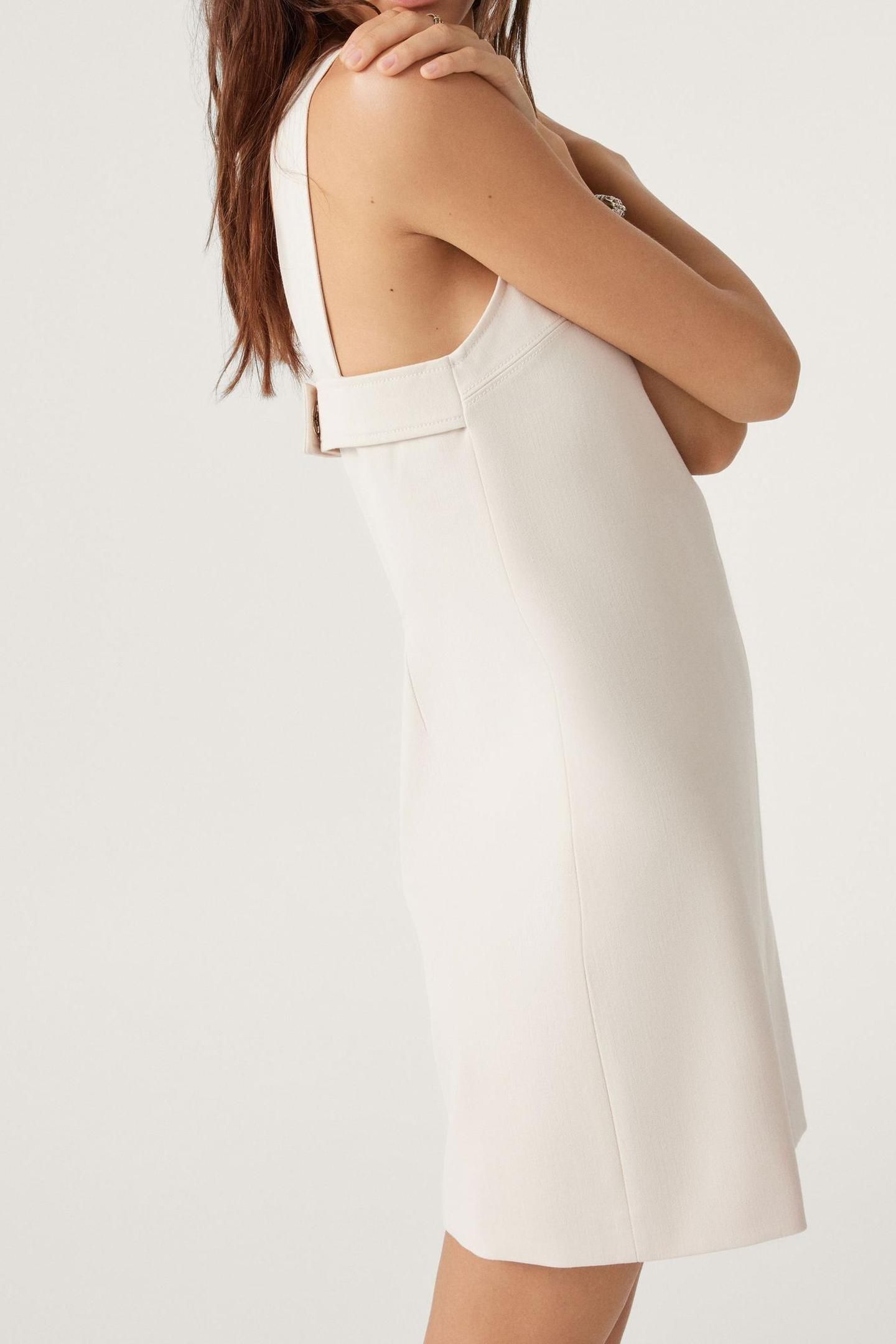 MINI DRESS ECRU 3