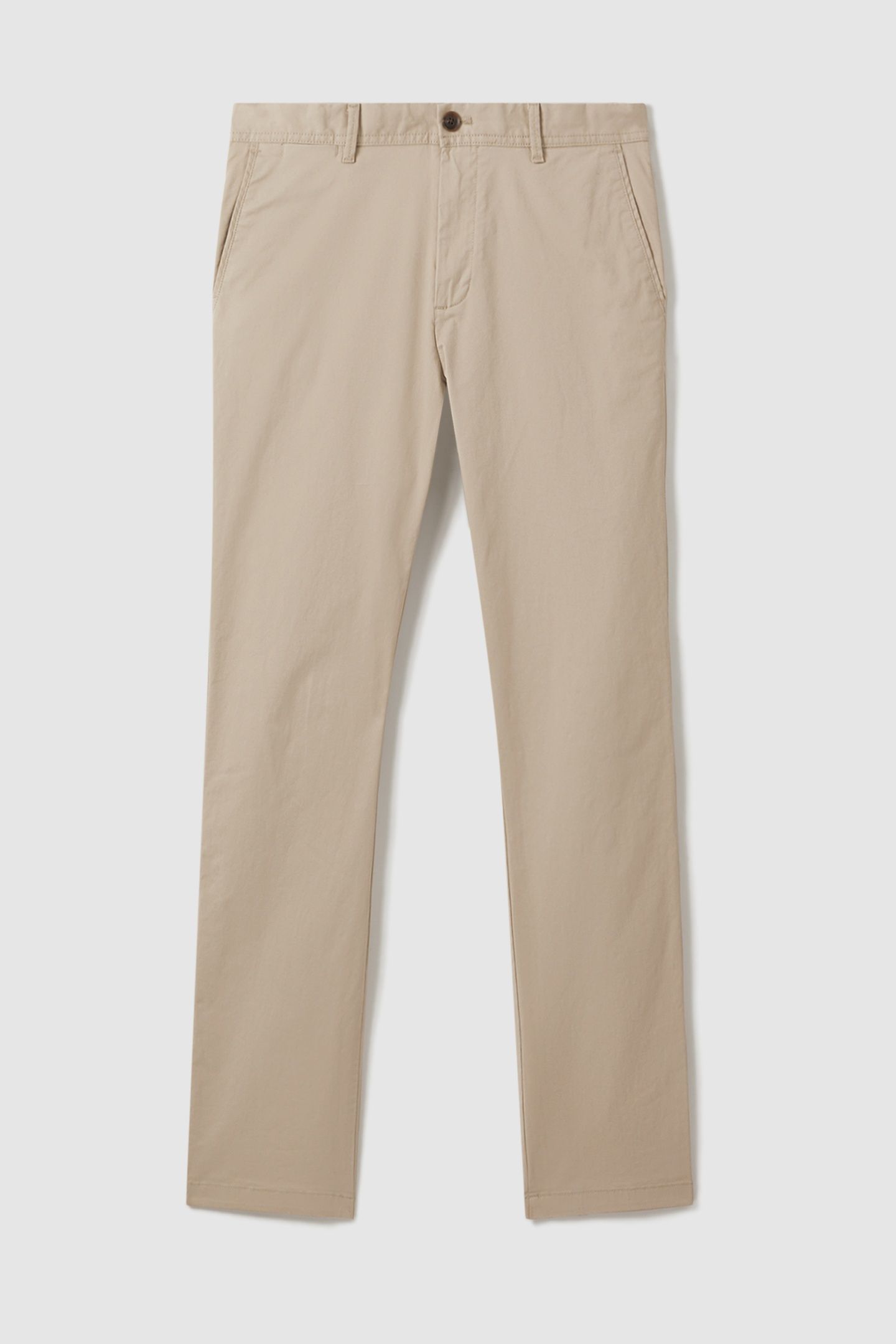 WASHED SLIM FIT CHINO STONE 4