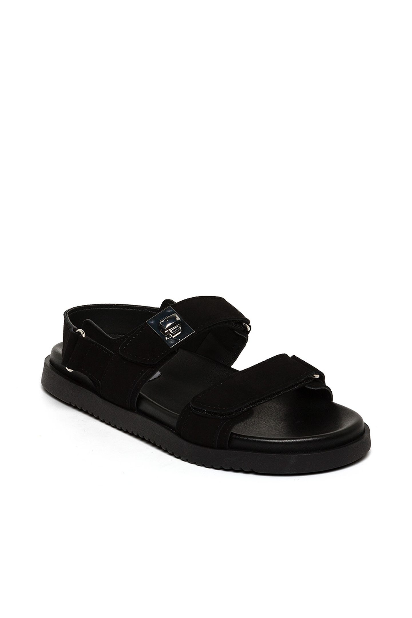 MONA-E SANDALS BLACK SUEDE 2