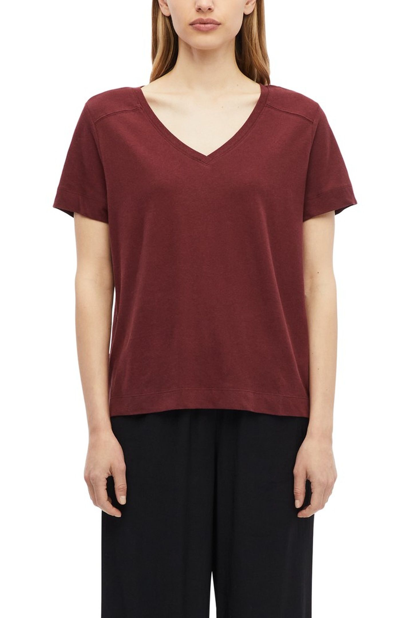 S.OLIVER T-SHIRTS BURGUNDY 1
