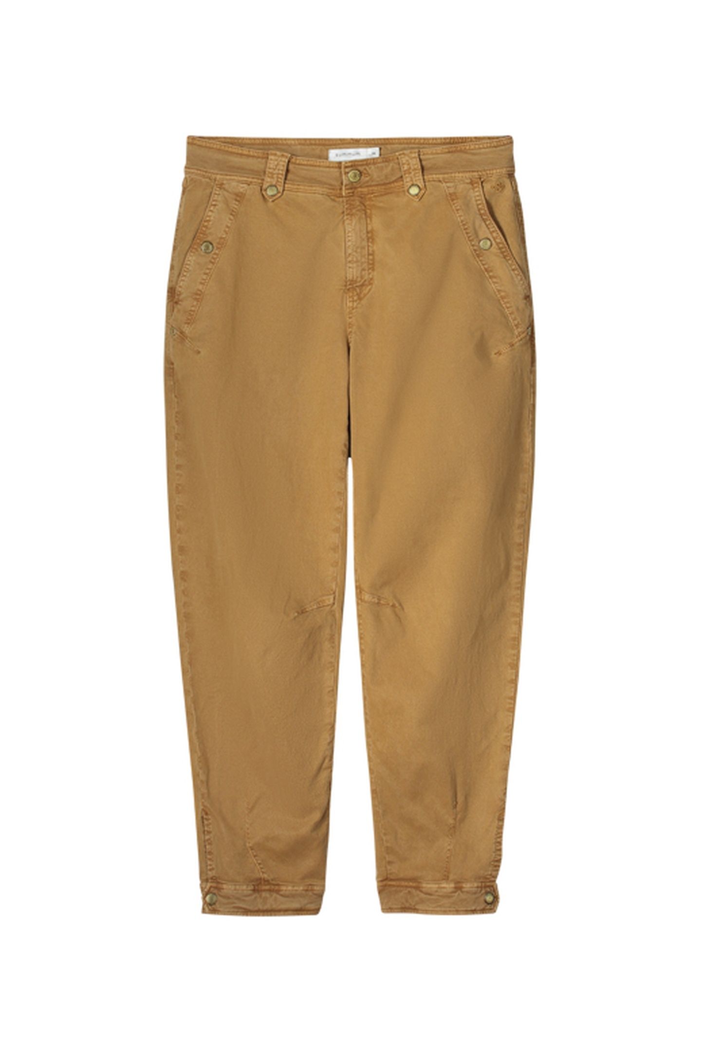 TAPERED FIT PANTS ROUGH TWILL CAMEL BROWN 3