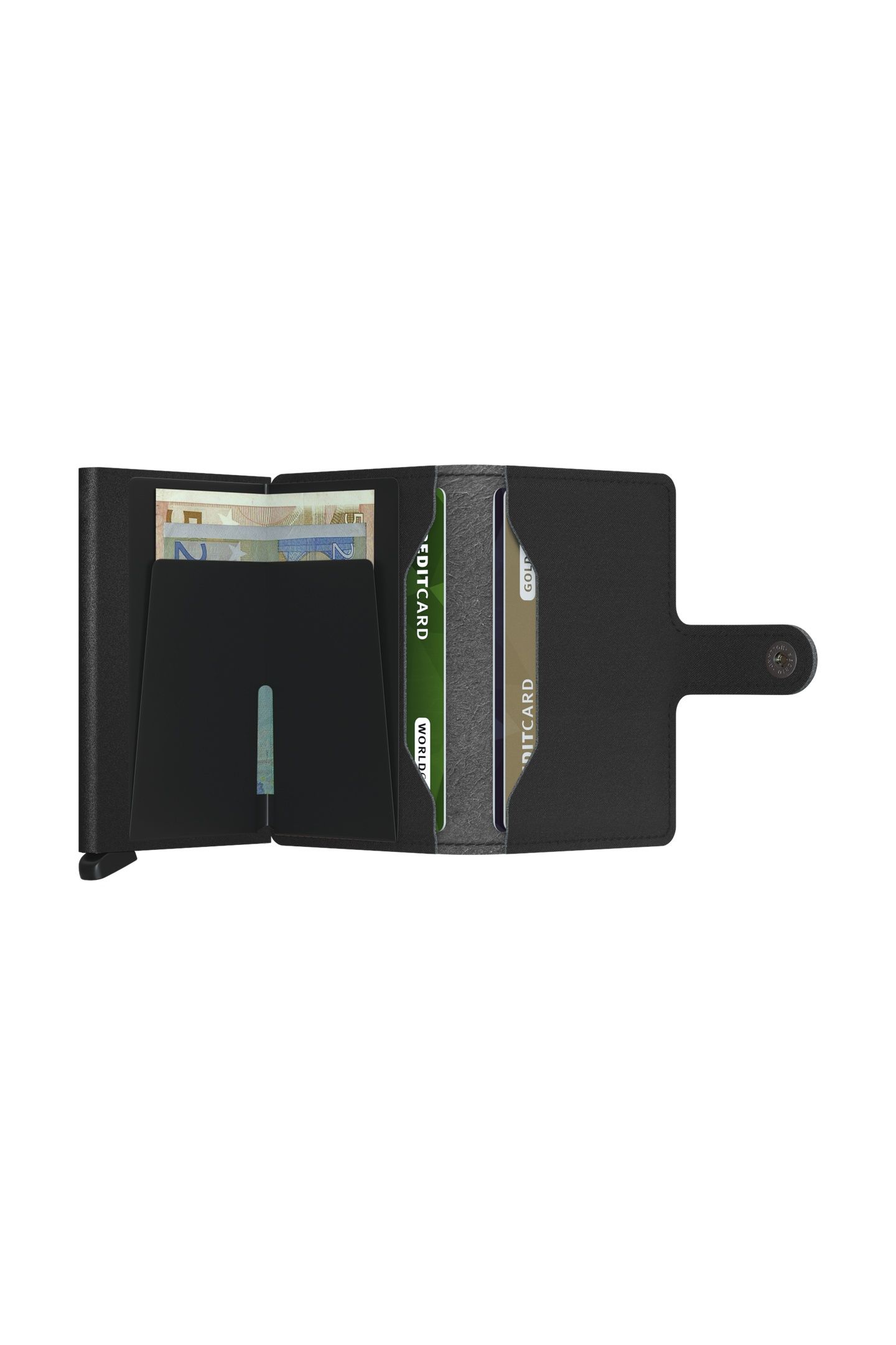 UNISEX MINIWALLET YARD BLACK-POWDER BLACK 4