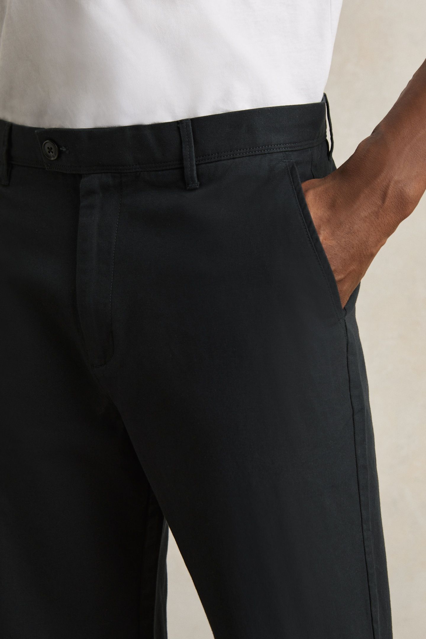 COTTON RELAXED FIT TROUSER NAVY 6