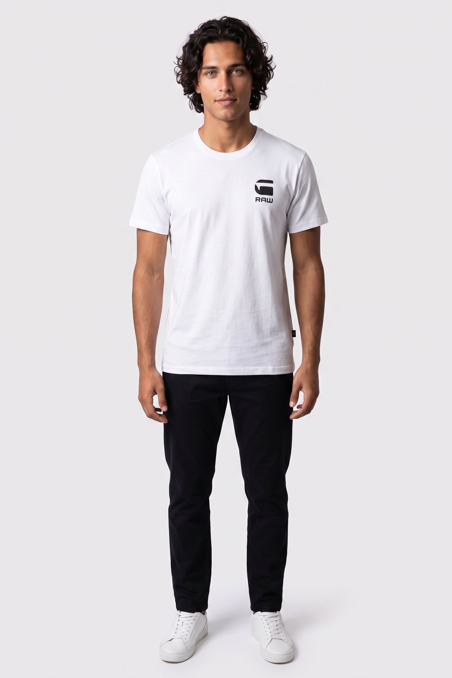 CHEST LOGO T-SHIRT WHITE 1