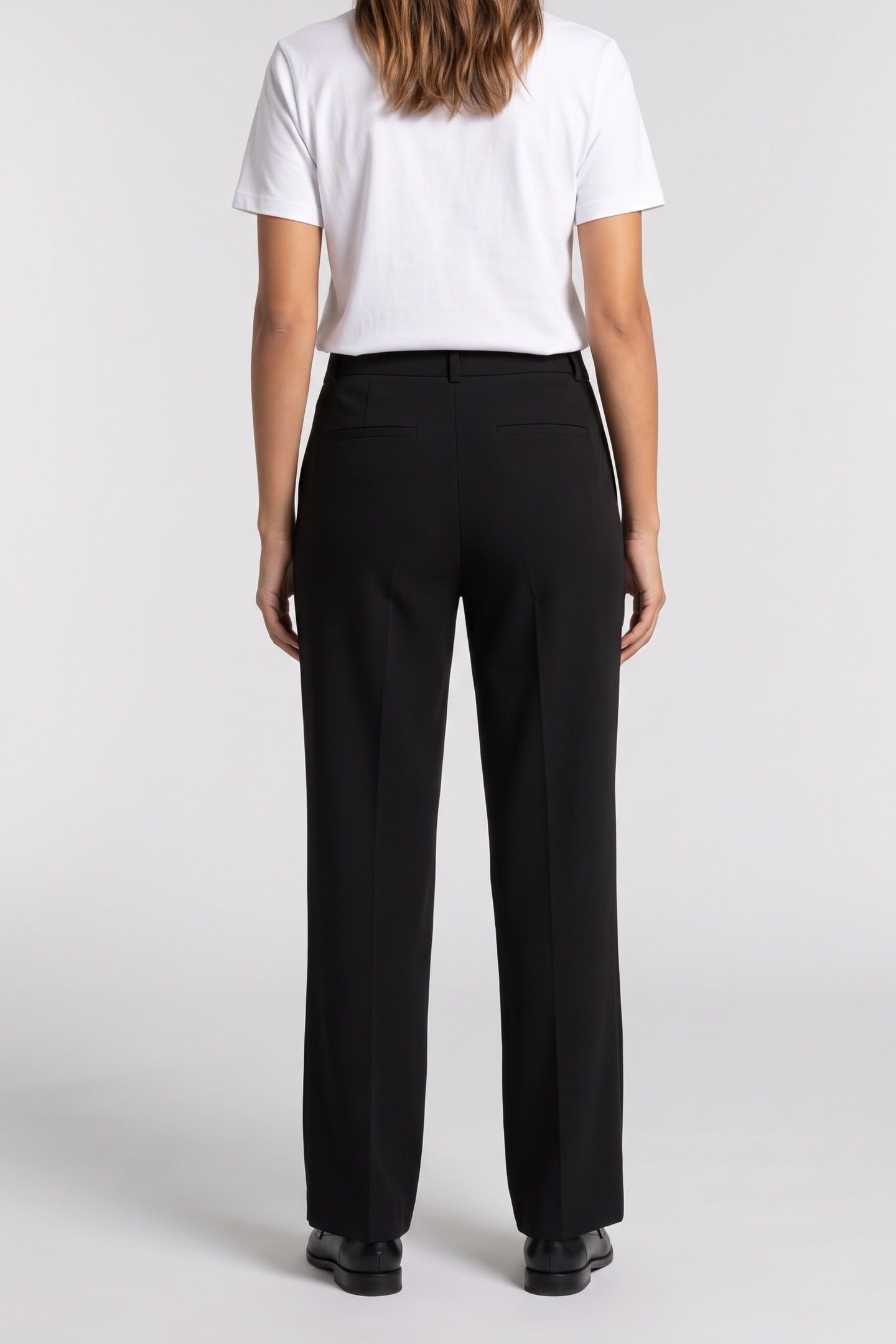 ES ALIDA SLIM TROUSERS BLACK 2