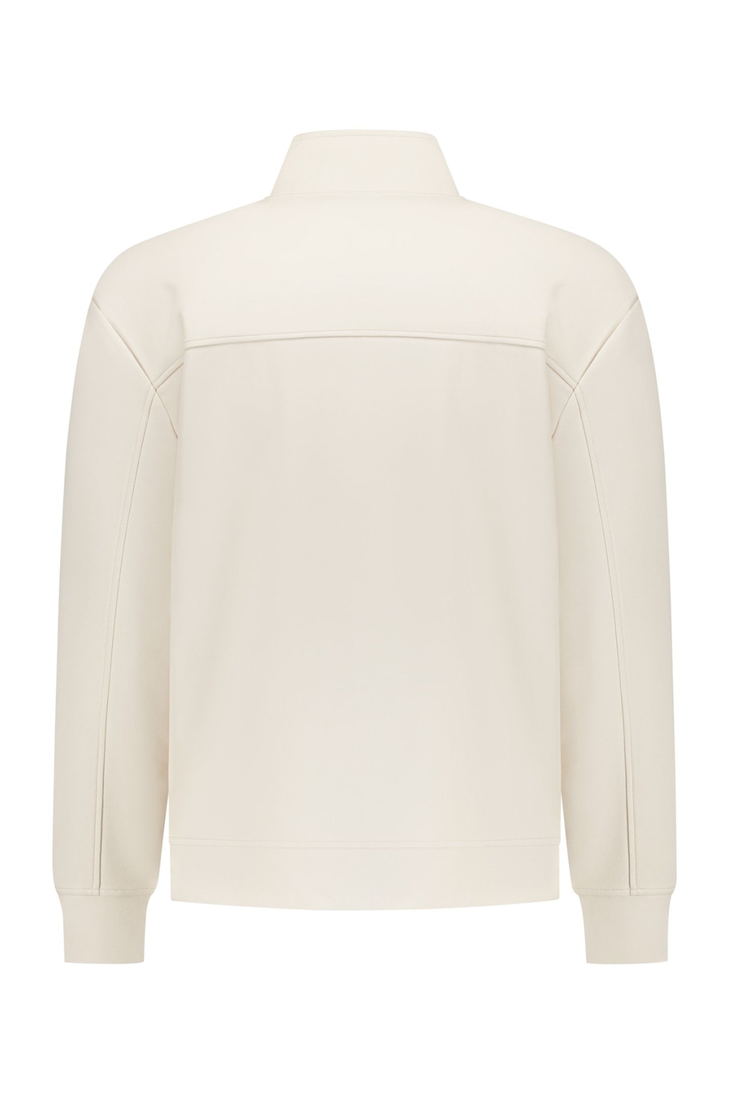 SWEATER FULL ZIP STONE 6