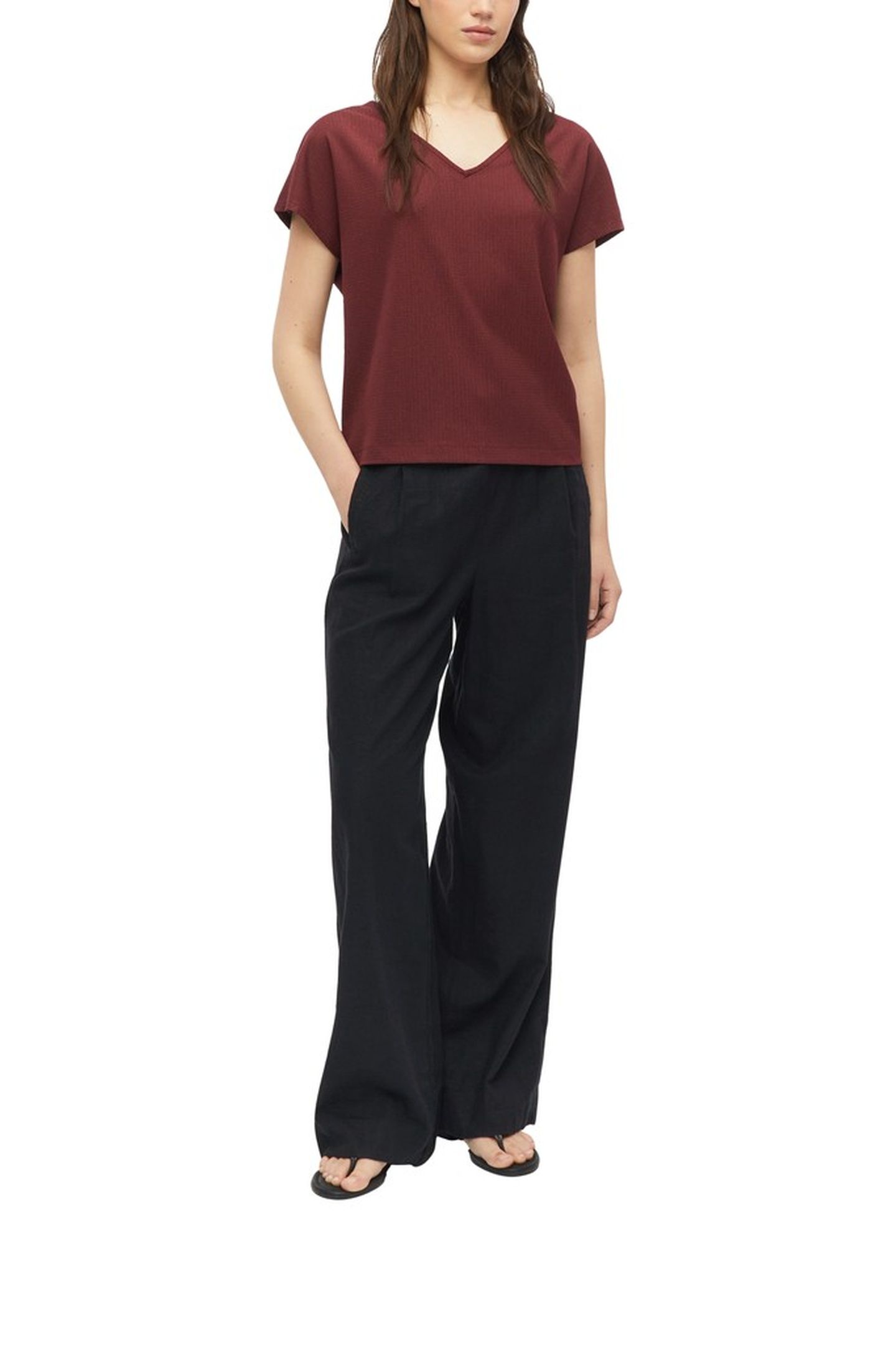 S.OLIVER T-SHIRTS BURGUNDY 2