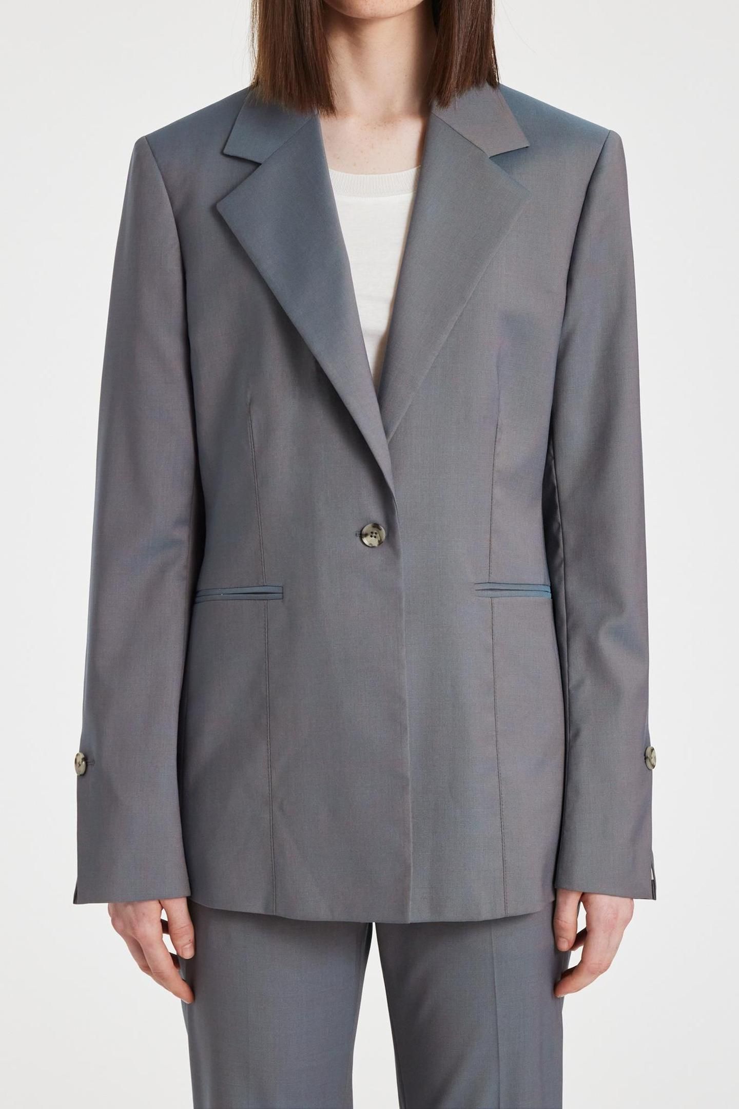 WOMENS JACKET GREYISH BLUE 1