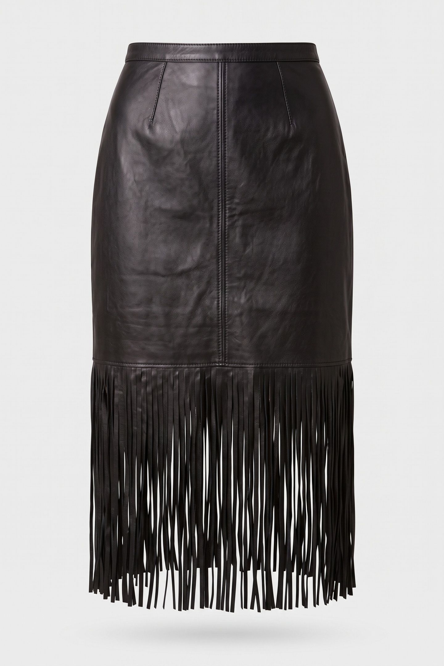PA BELLA LEATHER SKIRT BLACK 3