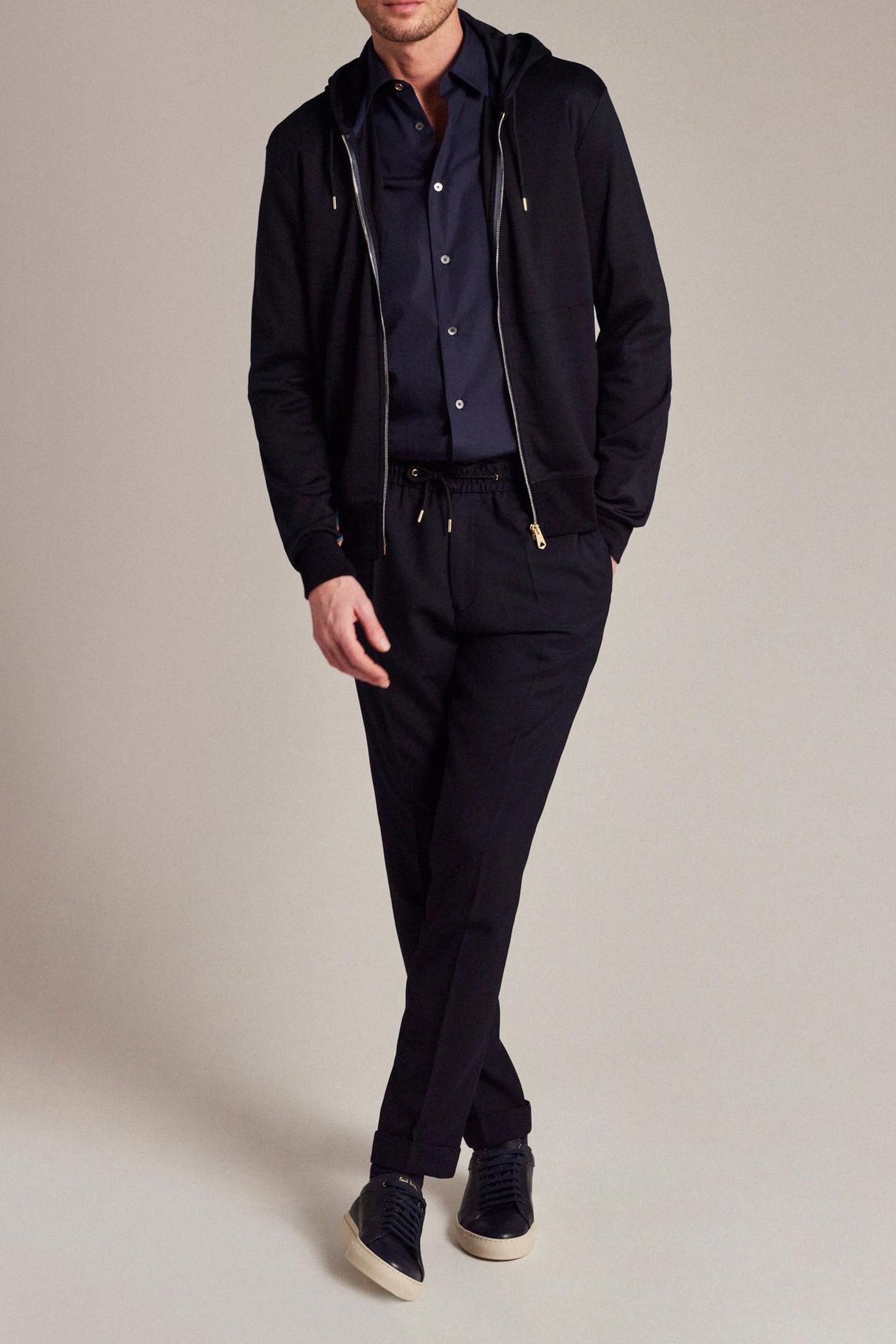 MENS S/C REGULAR FIT SHIRT VERY DARK NAVY 3