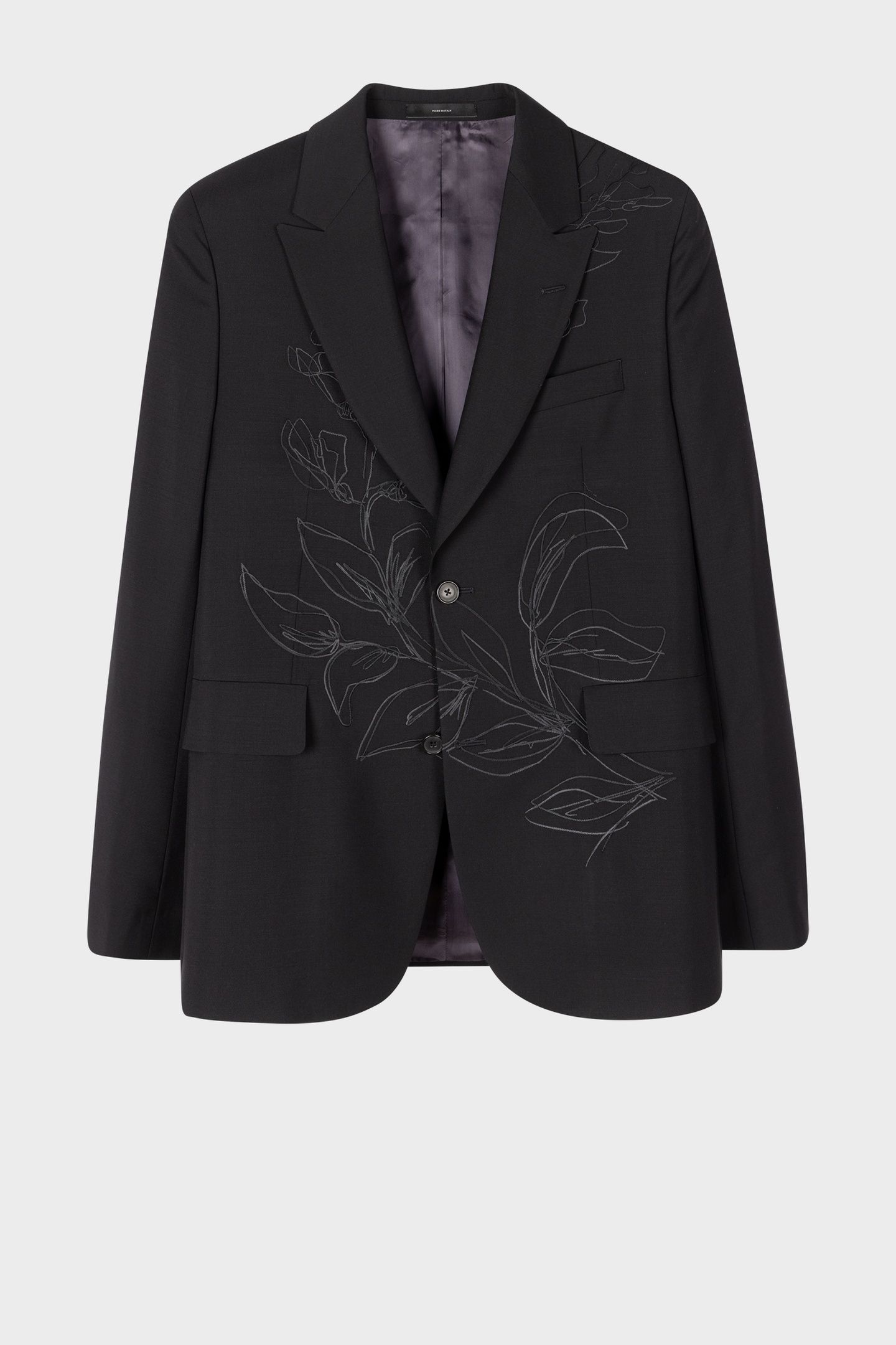 MENS 2 BTN JACKET BLACK 1