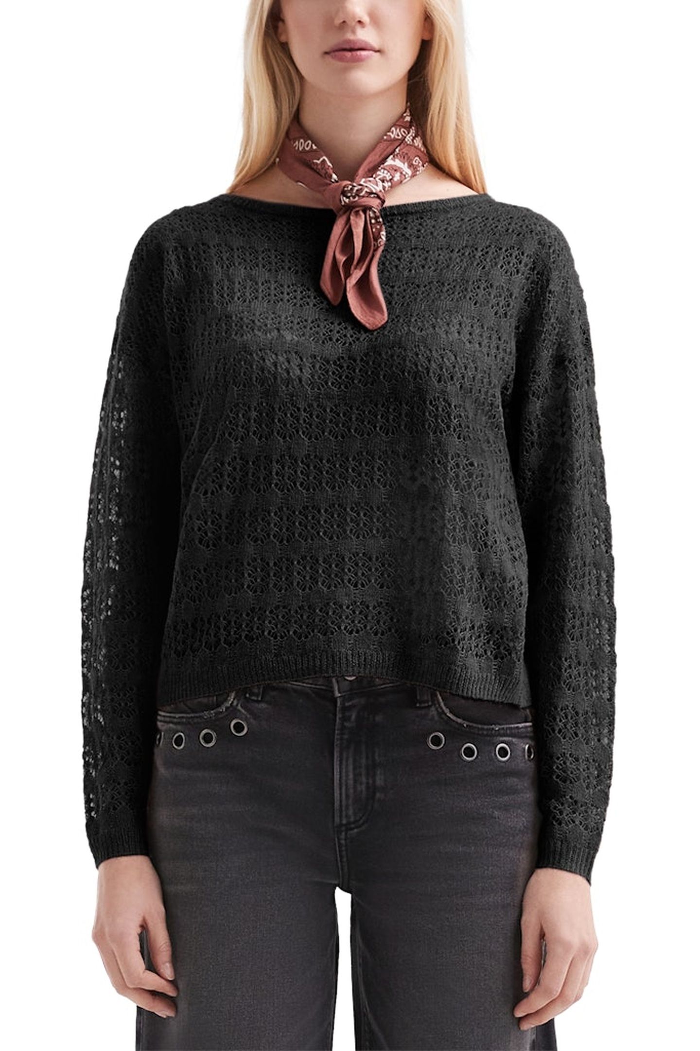 S.OLIVER-QS PULLOVER BLACK 1