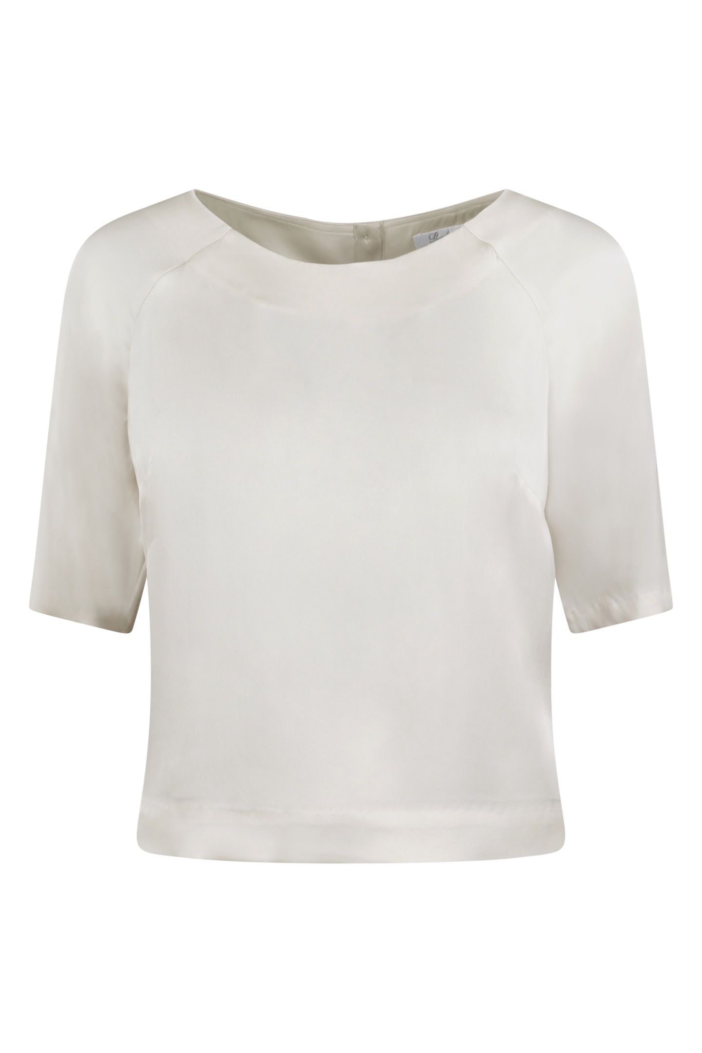 EMILY BLOUSE, RAGLAN SHORT SLEEVE CHAMPAGNE 1