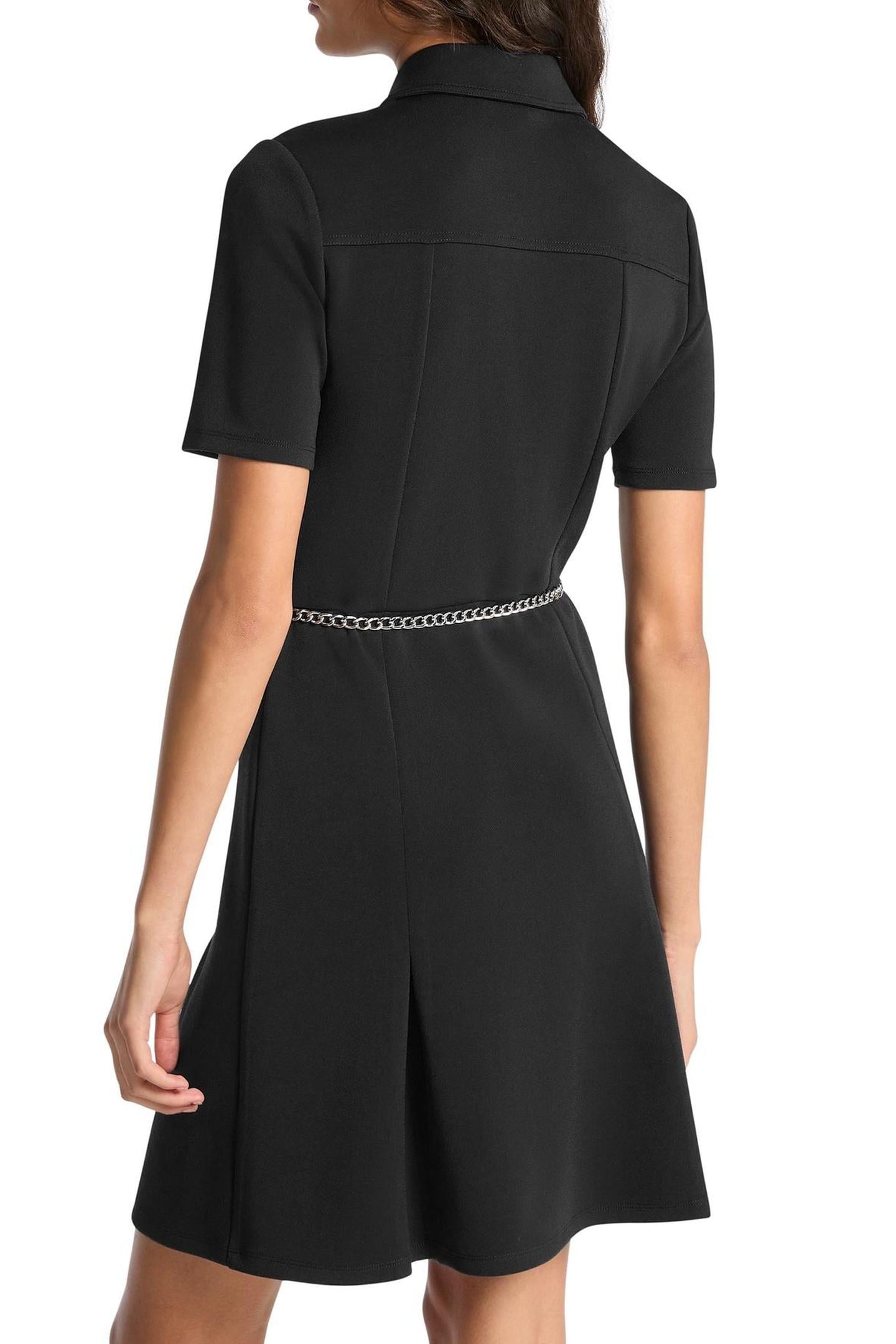 MULTI POCKET MINI DRESS BLACK 2