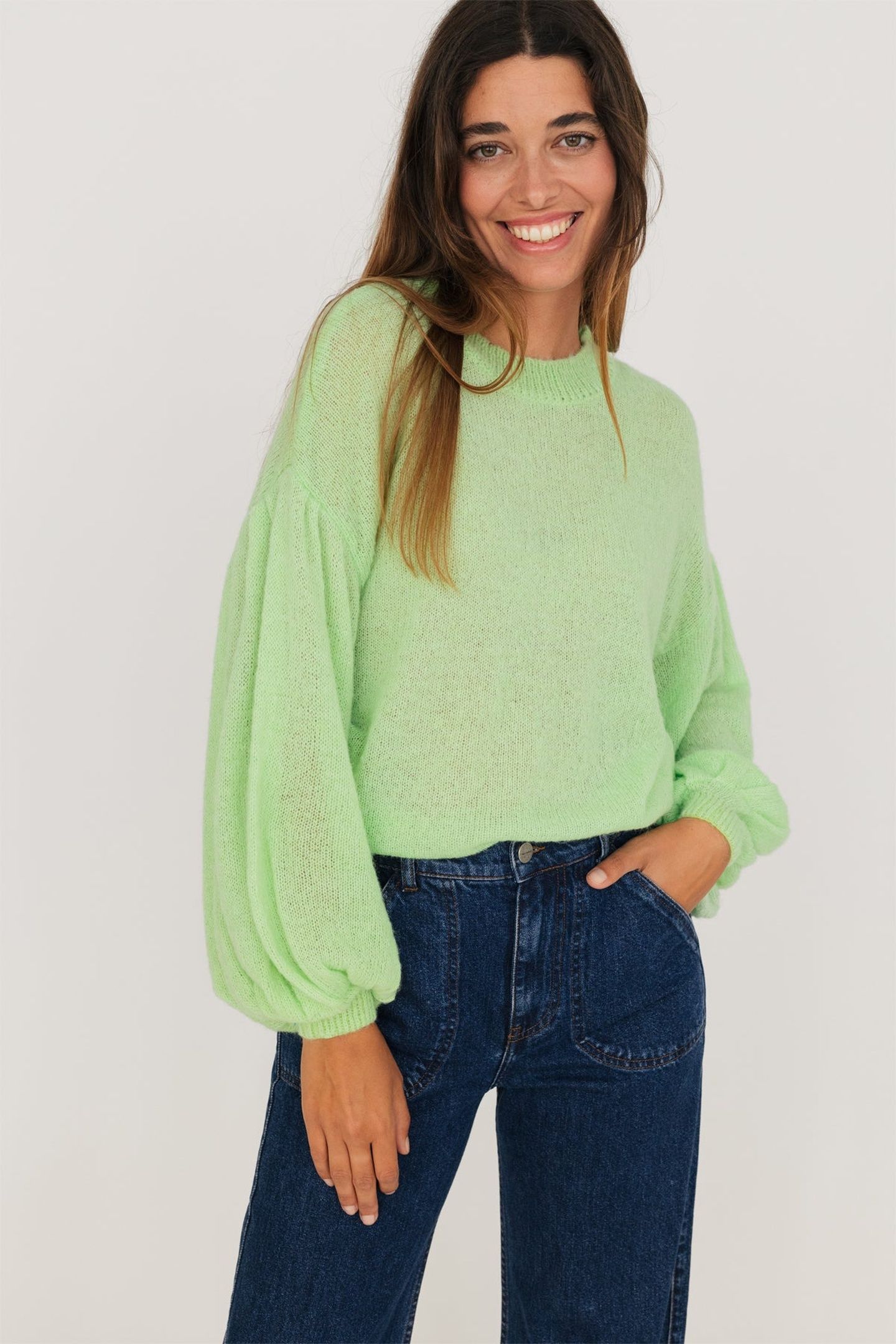 BEECHEY KNIT TEA GREEN 2
