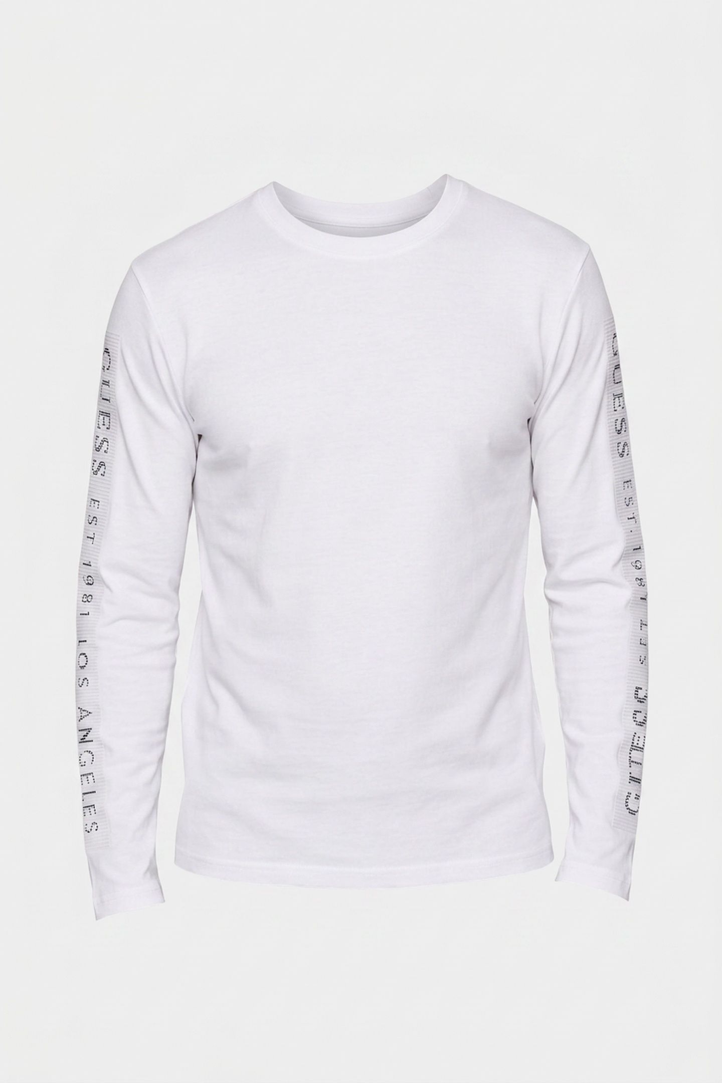 CN LS SLEEVES LOGO T PURE WHITE 5