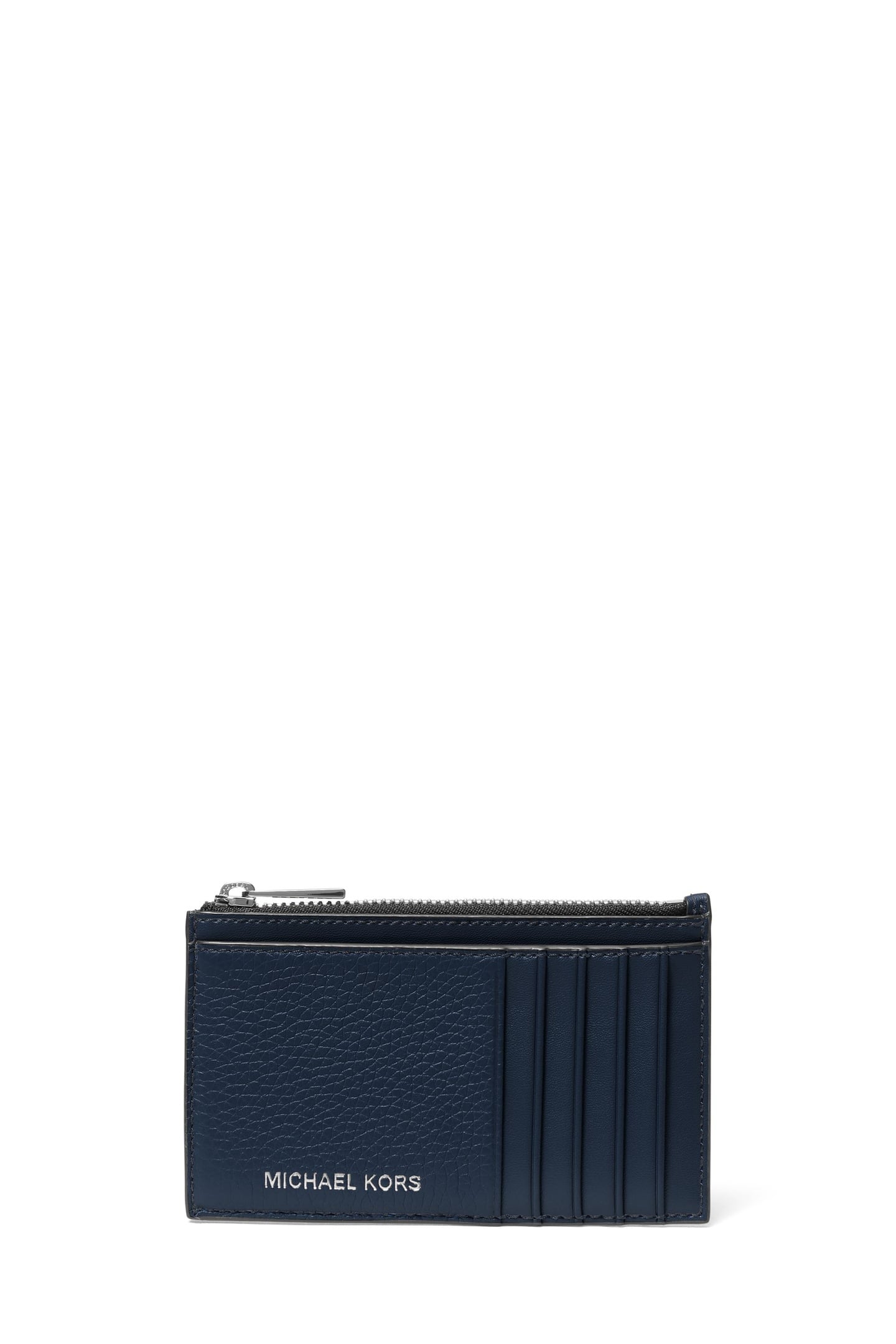 SLIM ZIP WALLET NAVY 1
