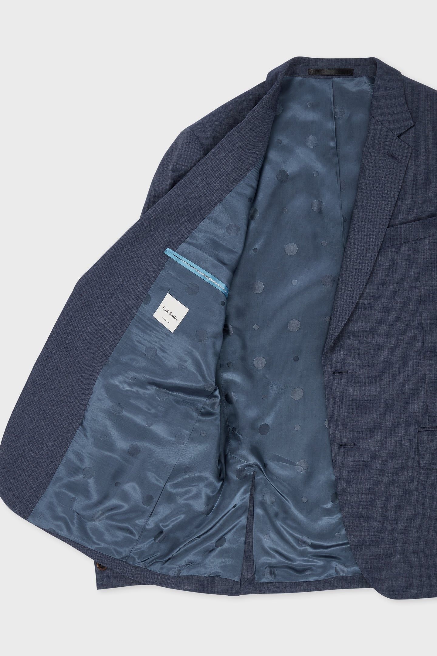 MENS TAILORED FIT 2 BUTTON SUIT BLUE 4