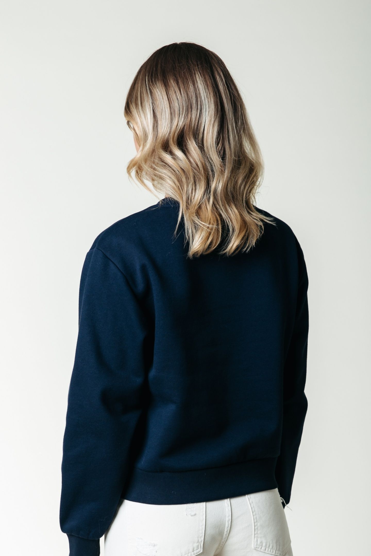 COLLEGE 1986 EMBRO RELAXED SWEAT NAVY 3
