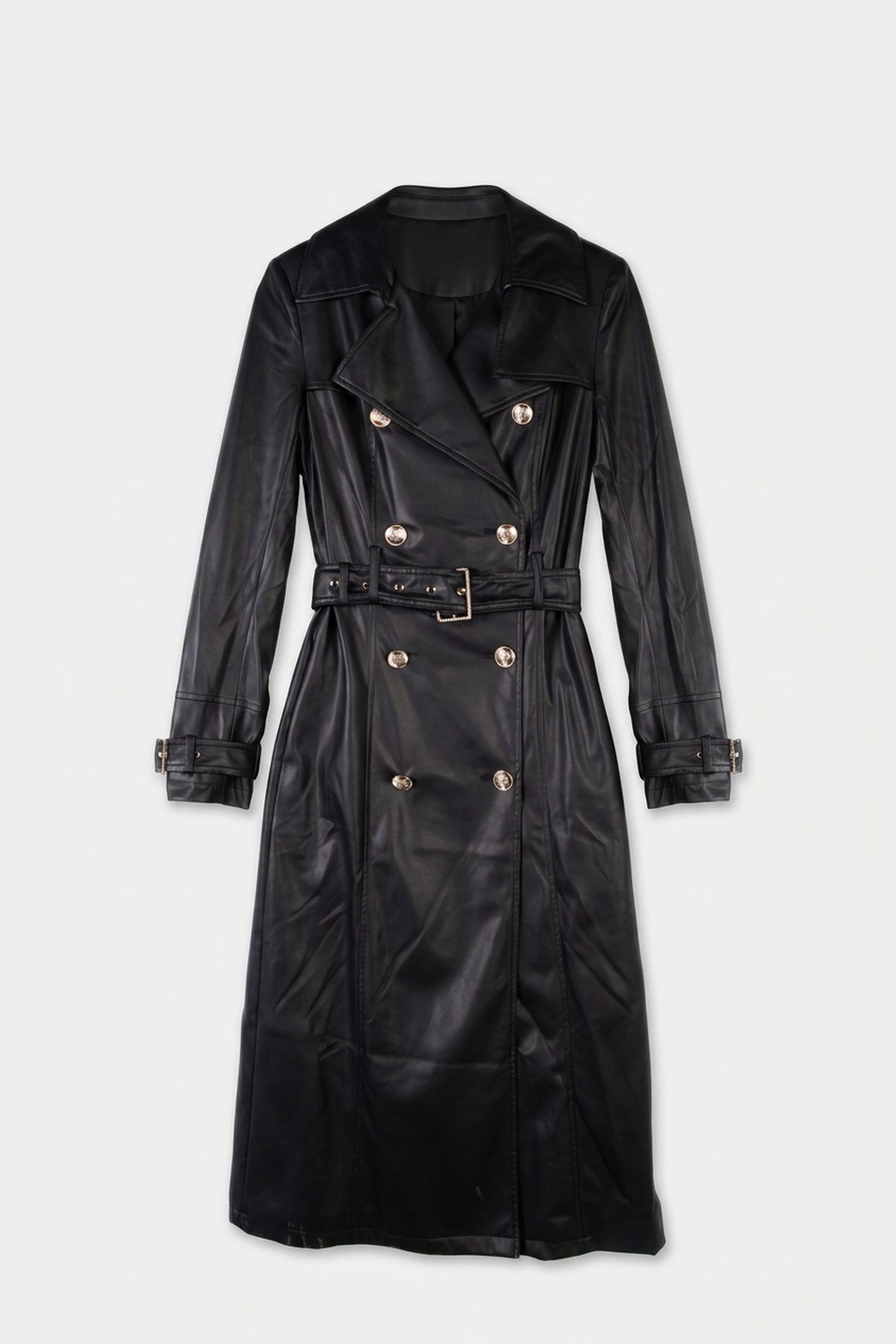 CAMILLE TRENCH JET BLACK A996 3