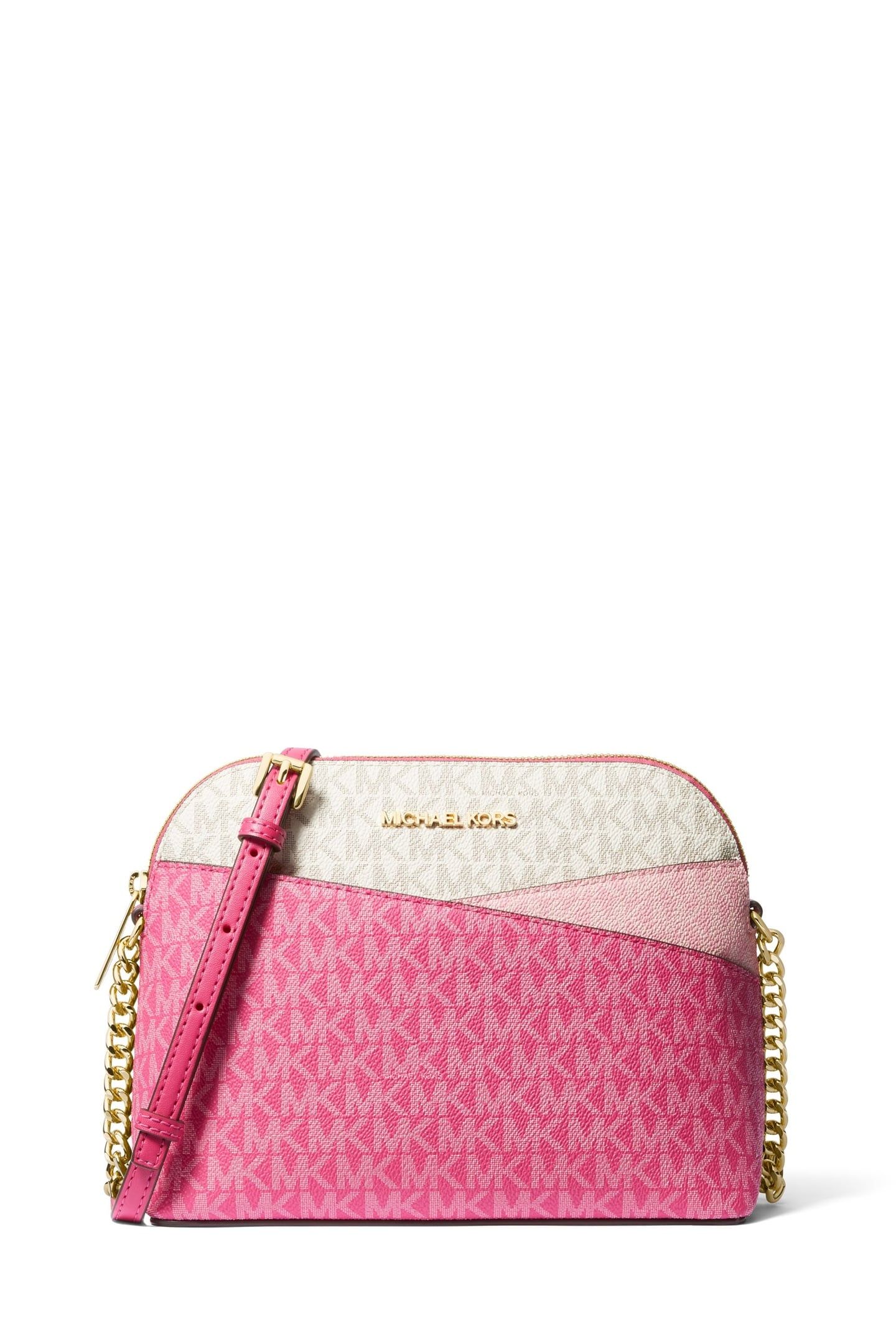 MEDIUM DOME CROSSBODY ELECTRIC PINK MULTI 1
