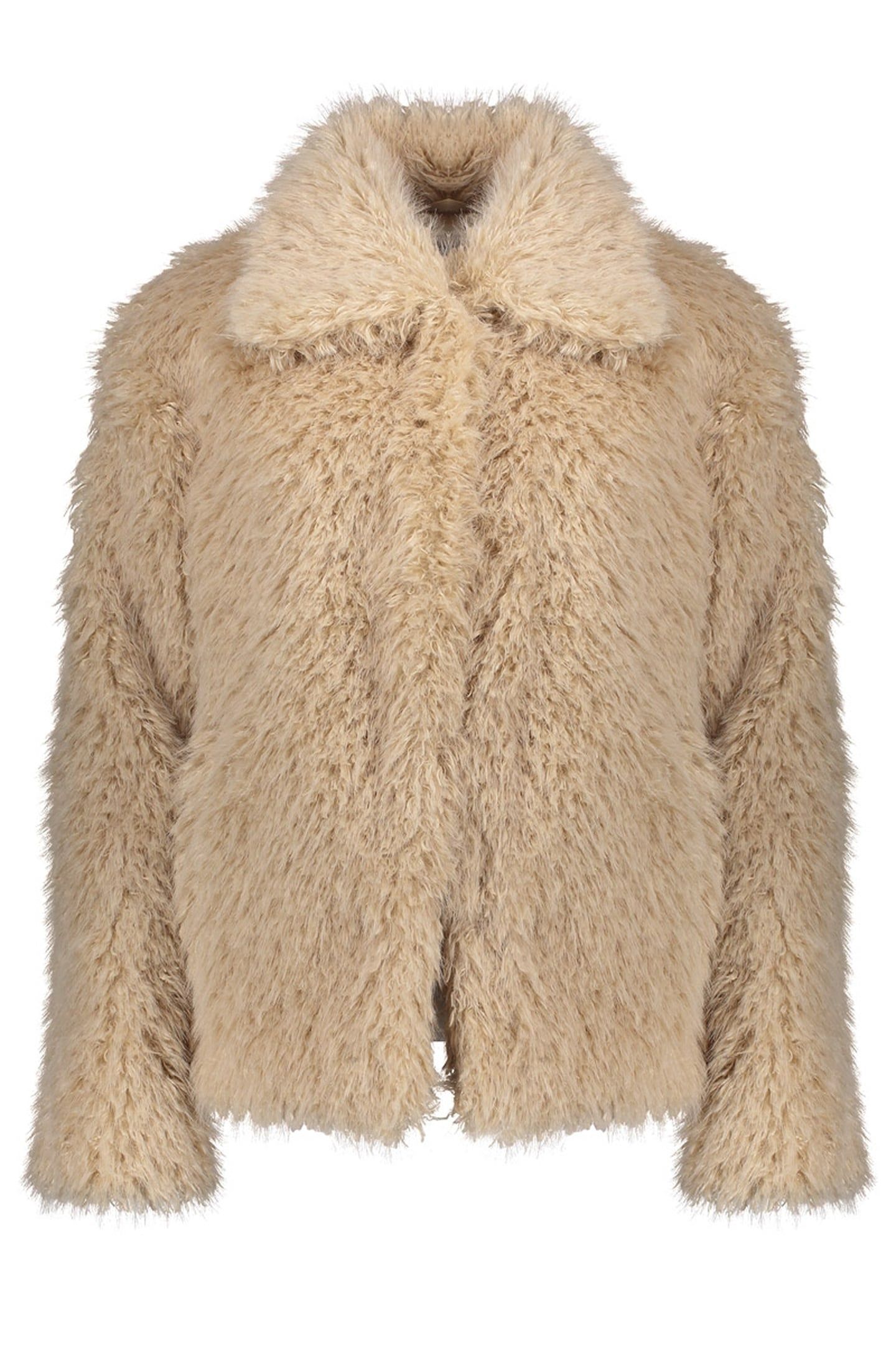 JACKET HAIRY LIGHT SAND 1