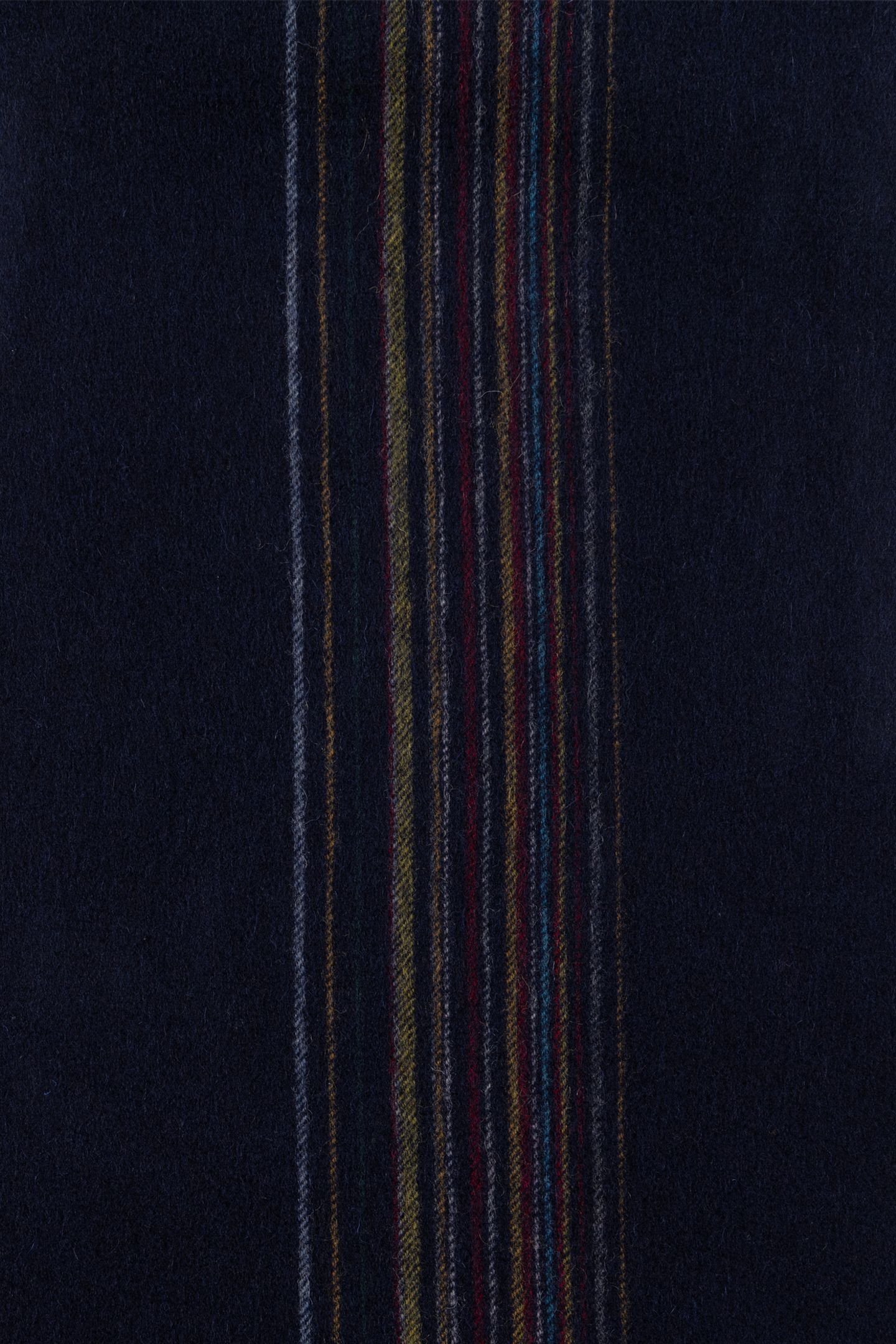 MEN SCARF OFFSET SIGNATR NAVY 5