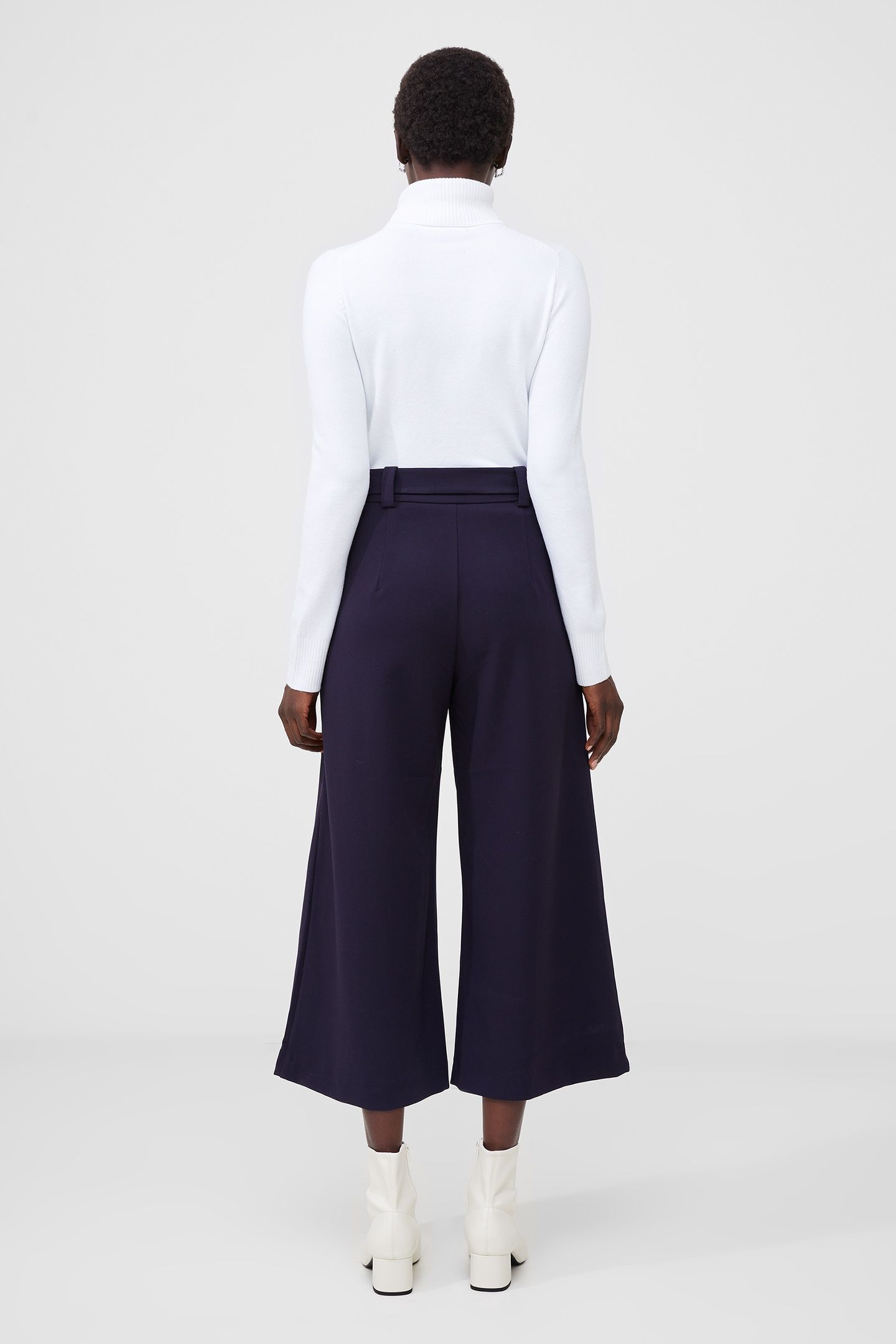 WHISPER BELTED CULOTTES UTILITY BLUE 3