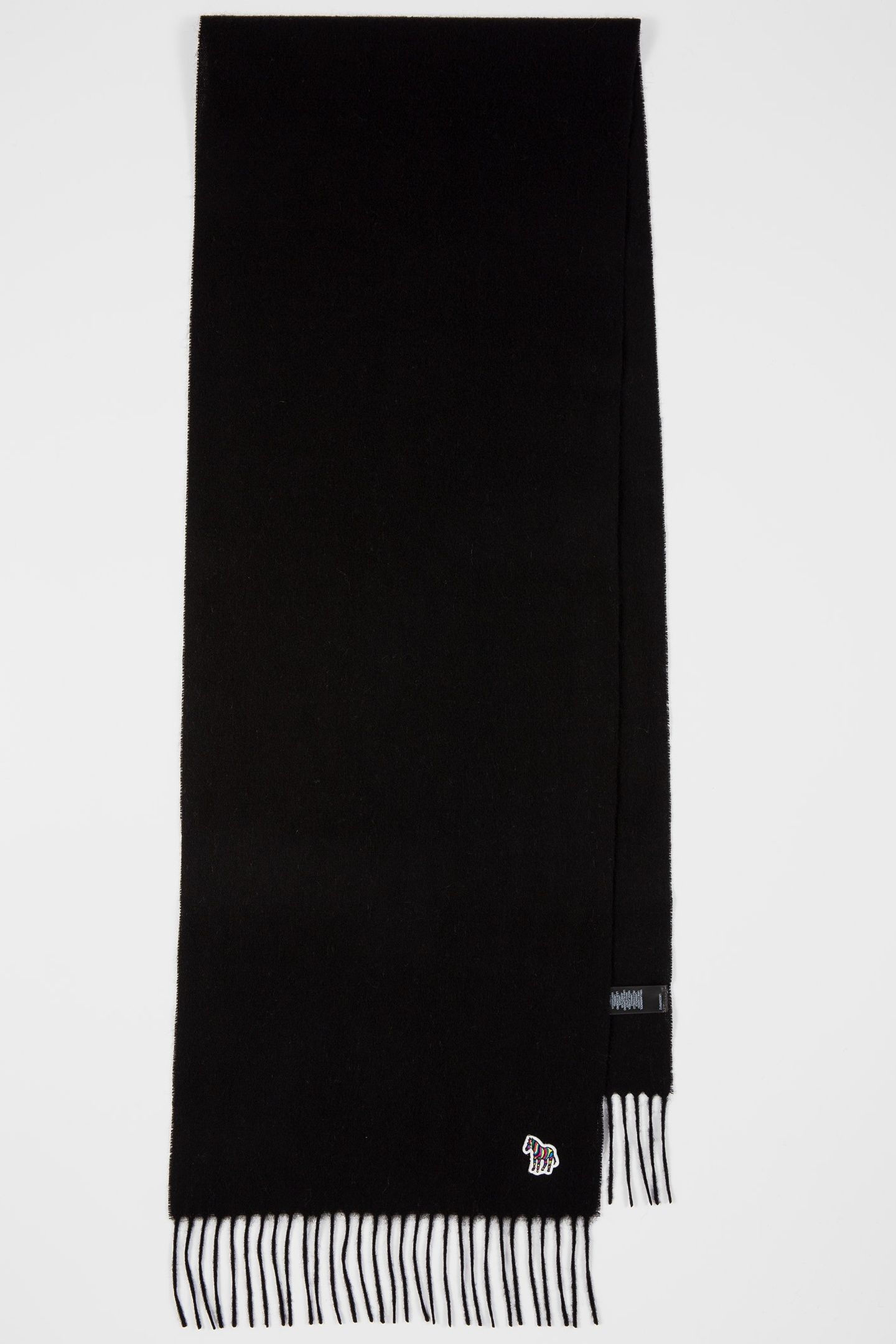 MEN SCARF PS ZEBRA BLACK 3