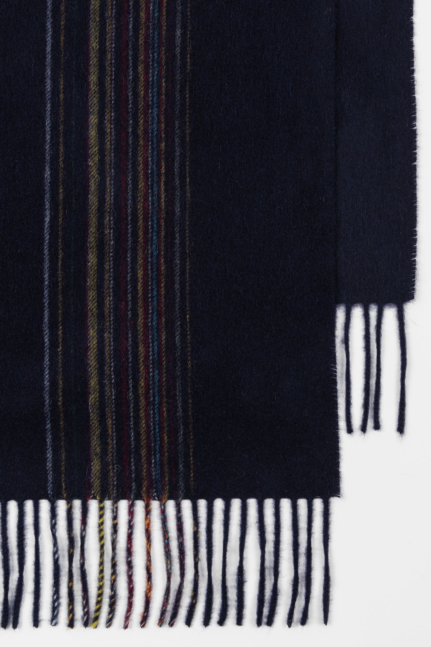 MEN SCARF OFFSET SIGNATR NAVY 2