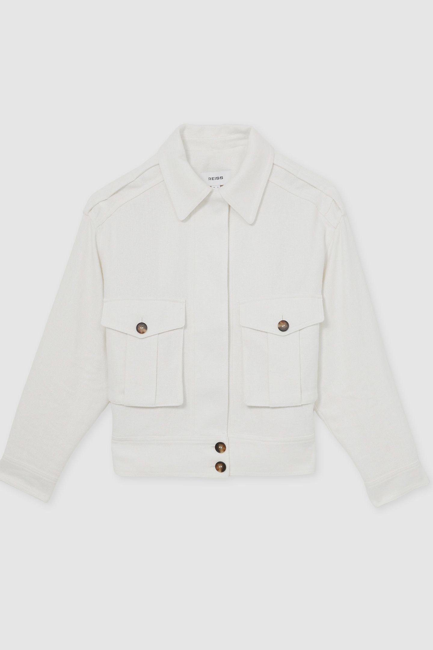LINEN JACKET WHITE 3