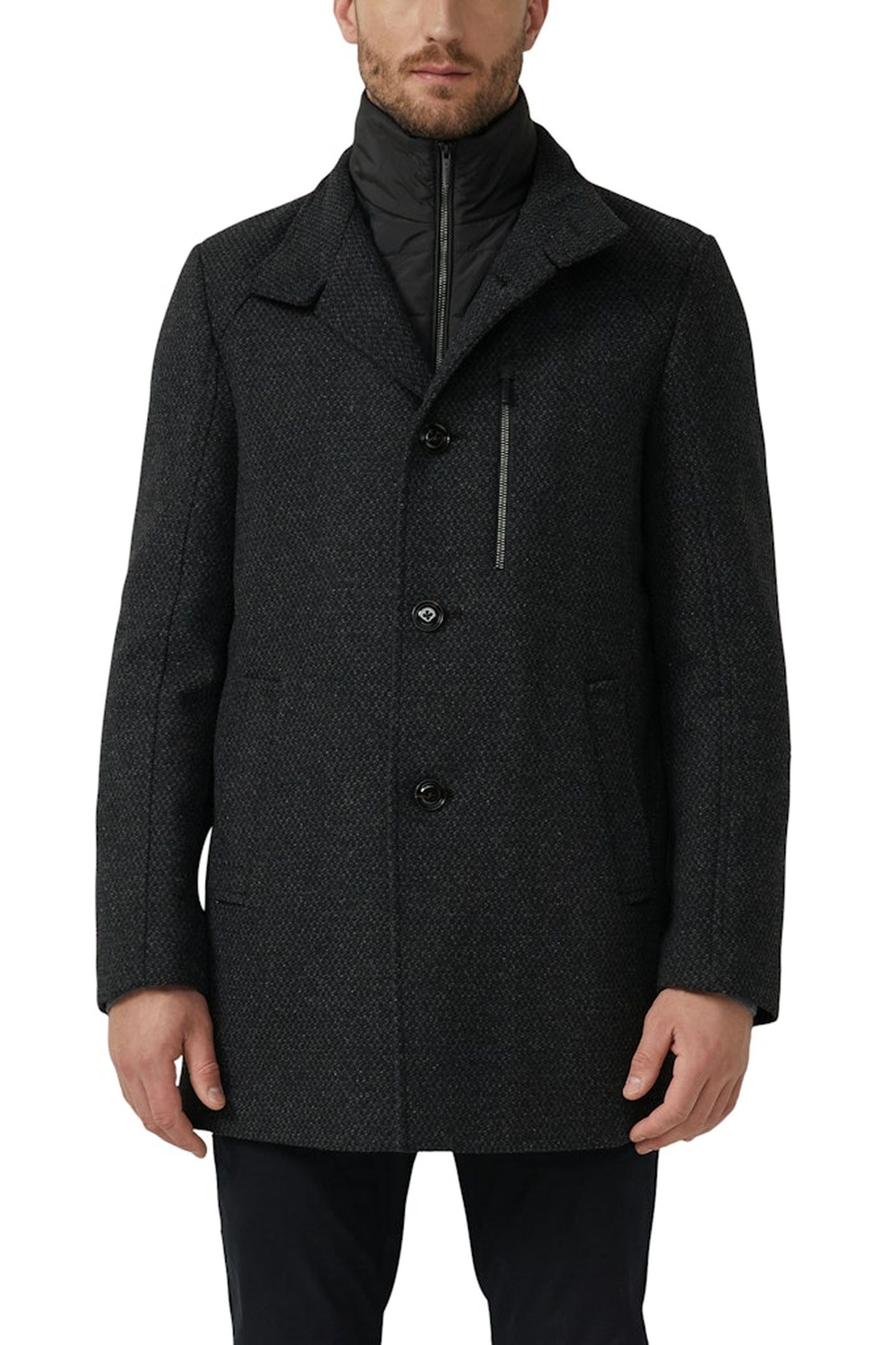 S.OLIVER JACKETS OUTDOOR GREY/BLACK 2