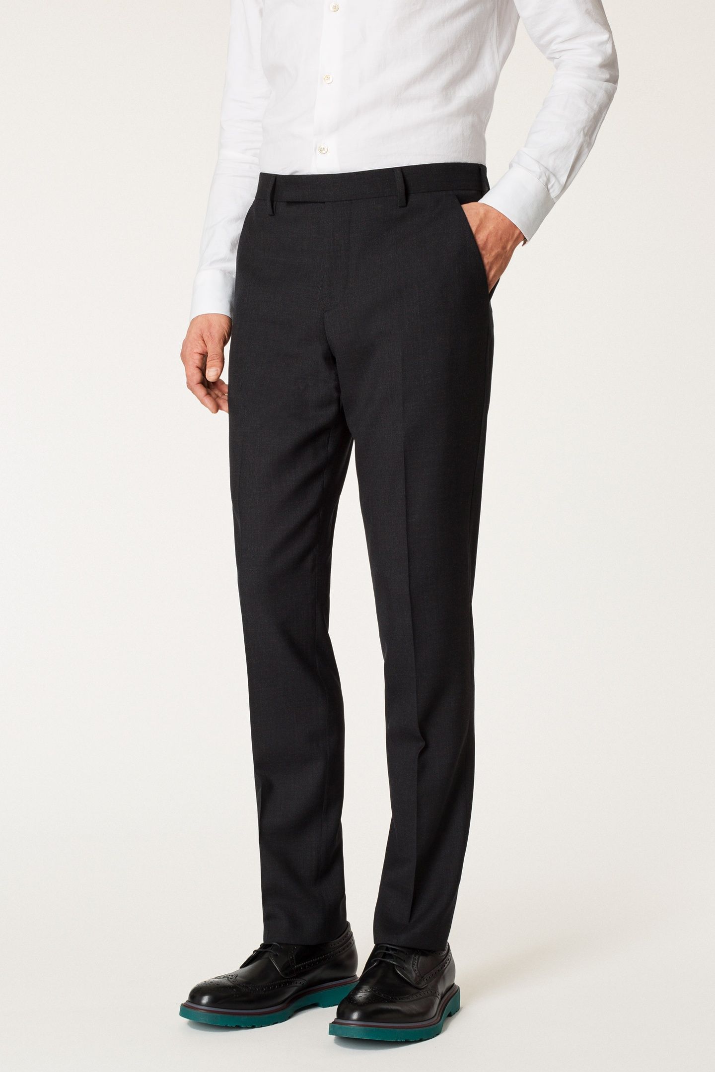 GENTS SLIM FIT TROUSER SLATE 1