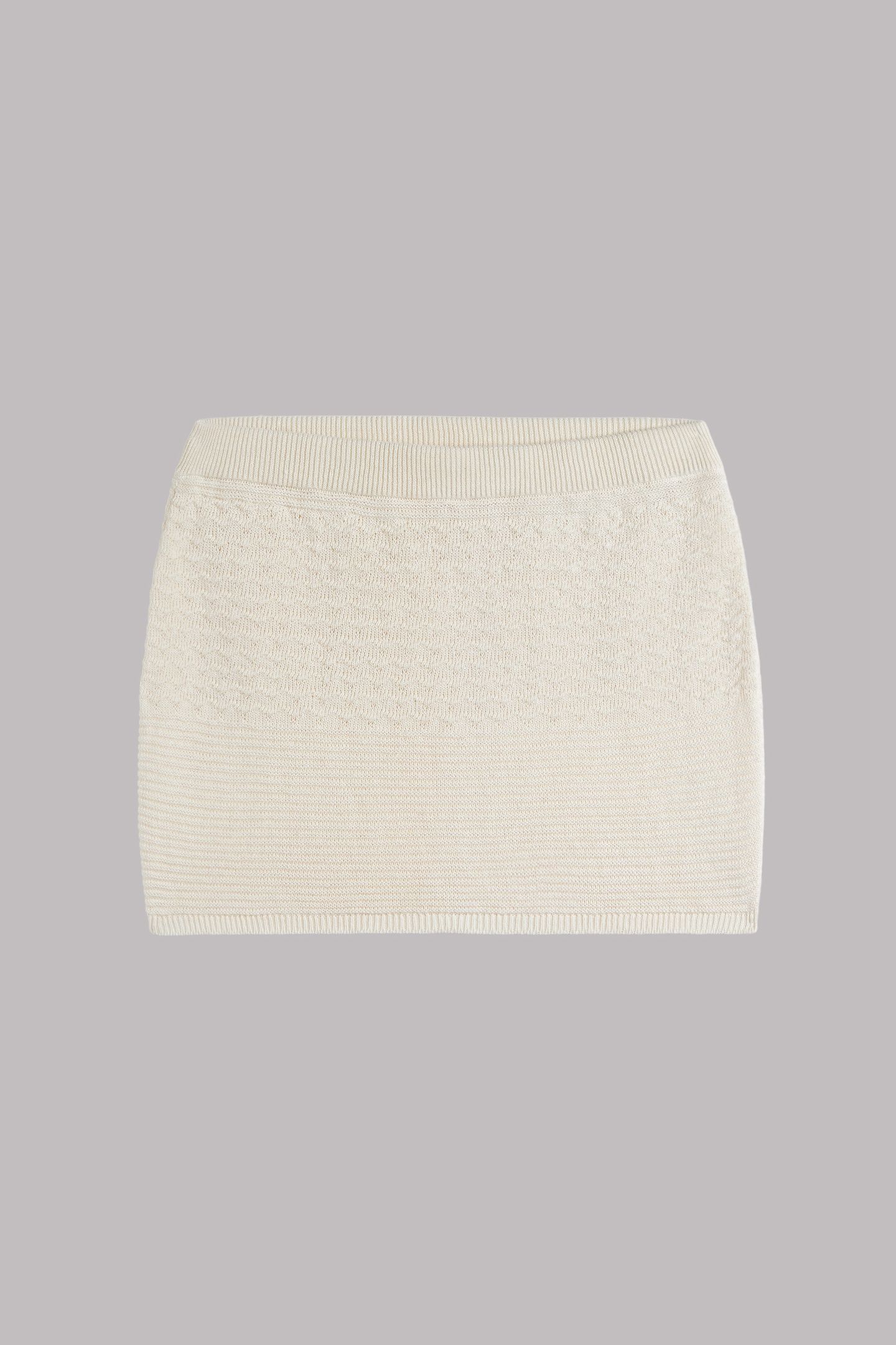 THE WHITE CROCHET SKIRT MIKUTA WHITE 3